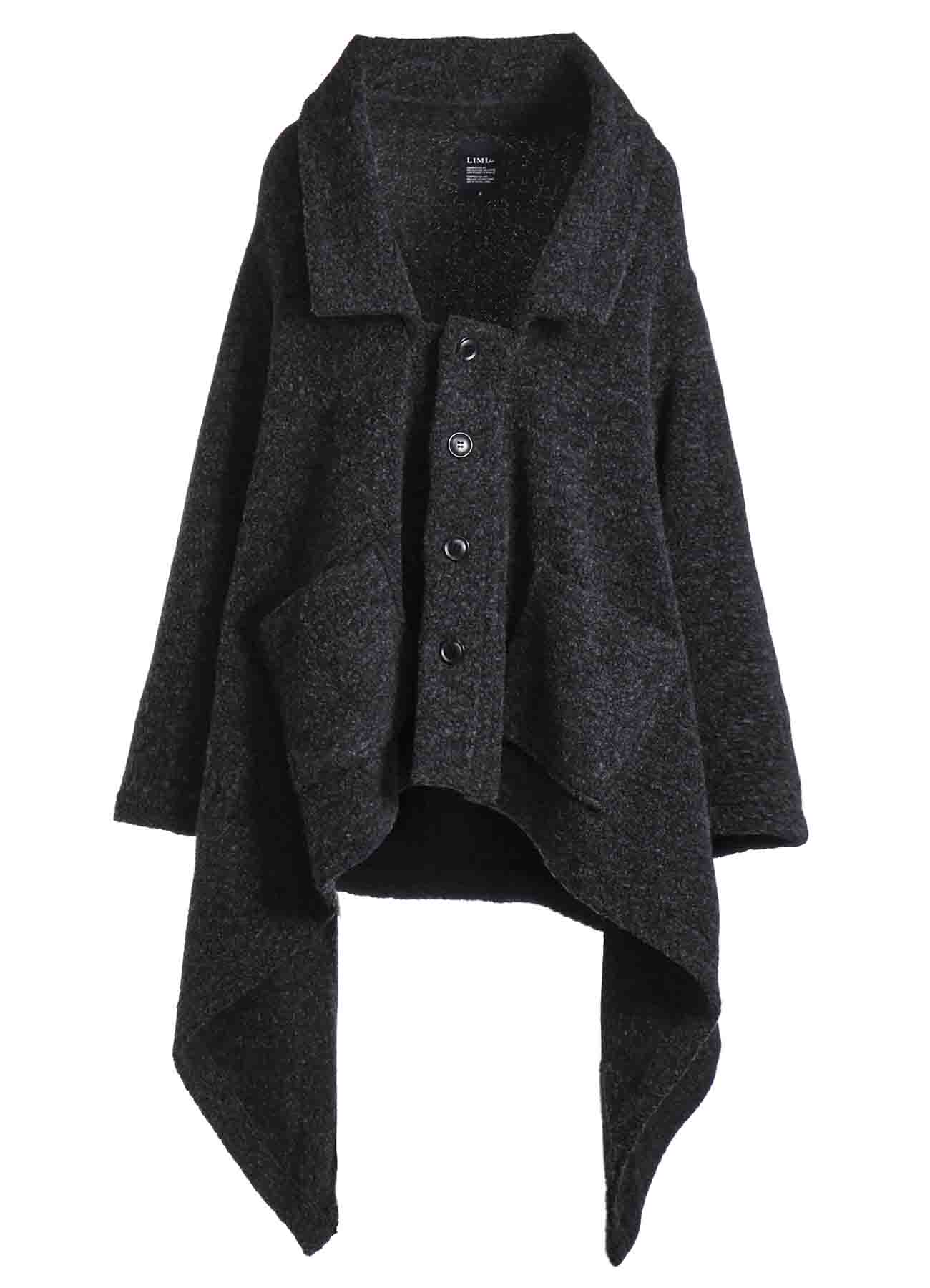 SHEEP PILE LONG JERSEY COAT