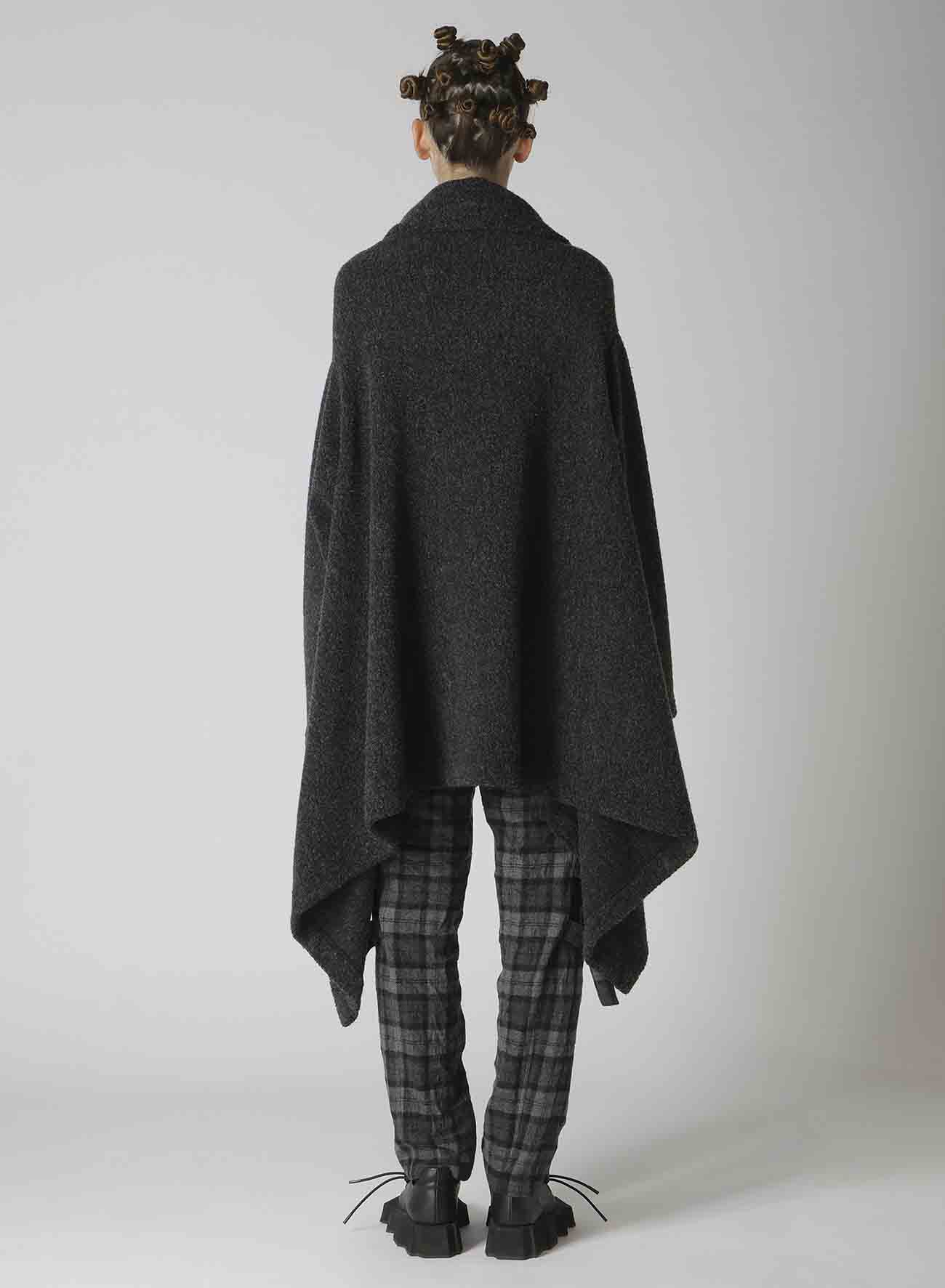 SHEEP PILE LONG JERSEY COAT