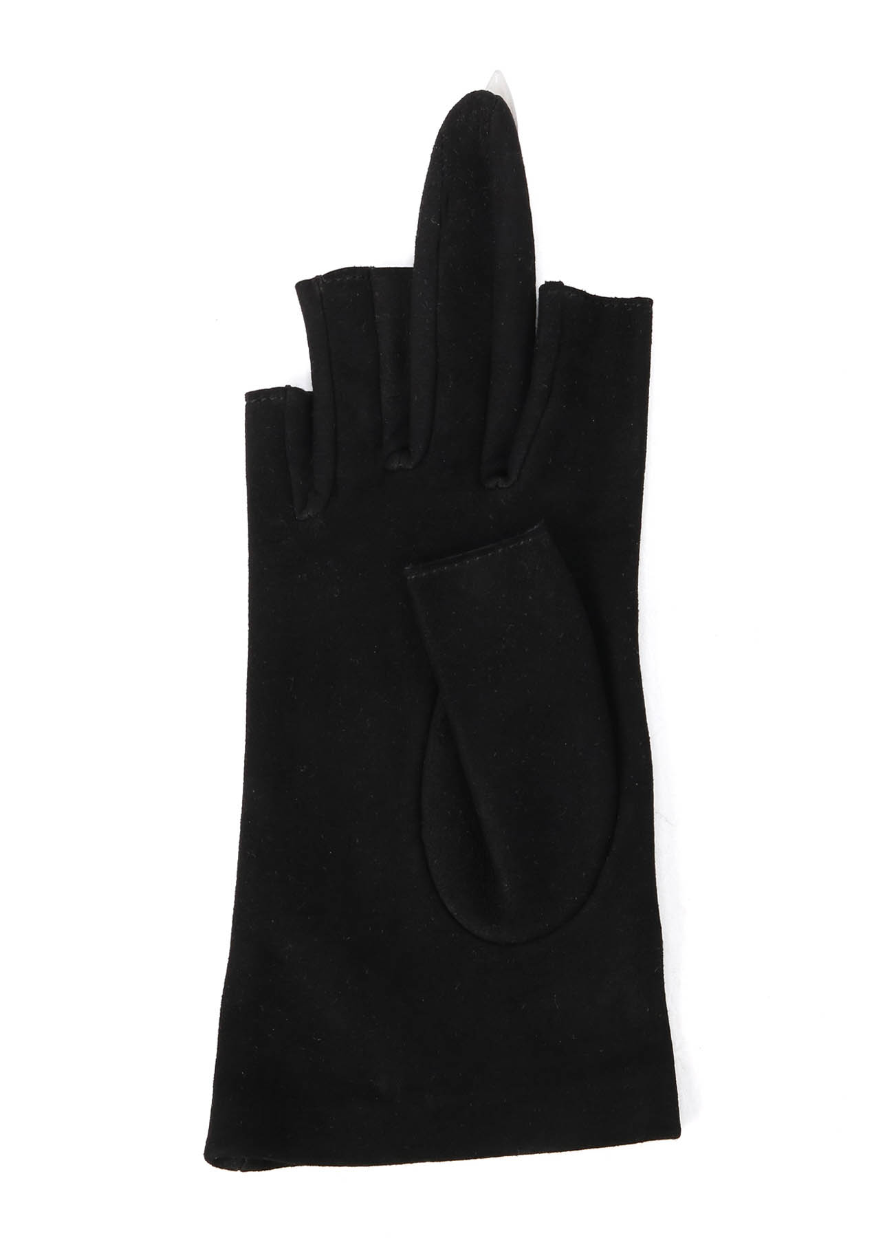 SUEDE LAMB SKIN MIDDLE FINGER NAIL GLOVE