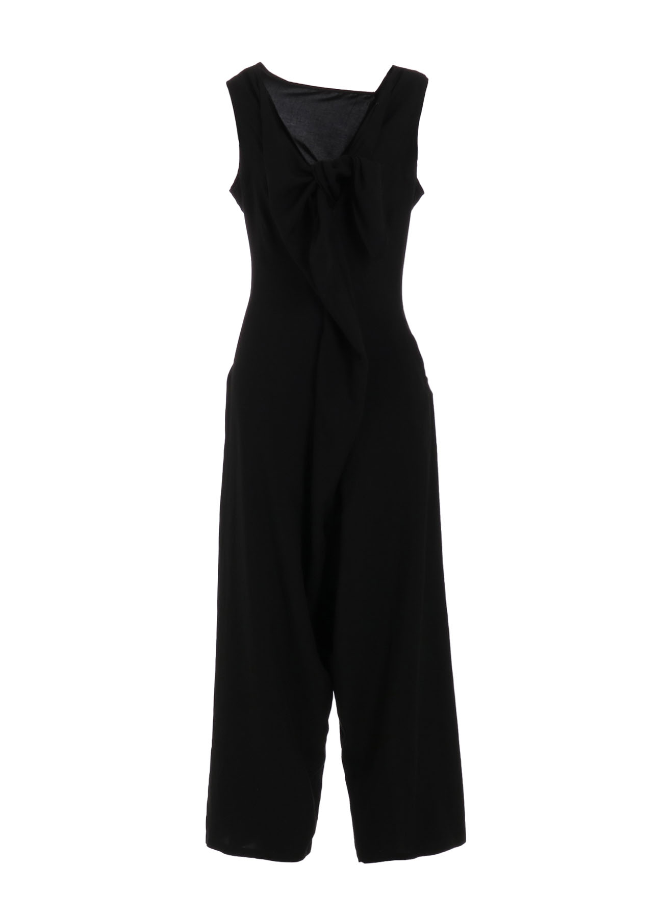 HARD TWIST GABARDINE FRONT RIBBON OVERALLS