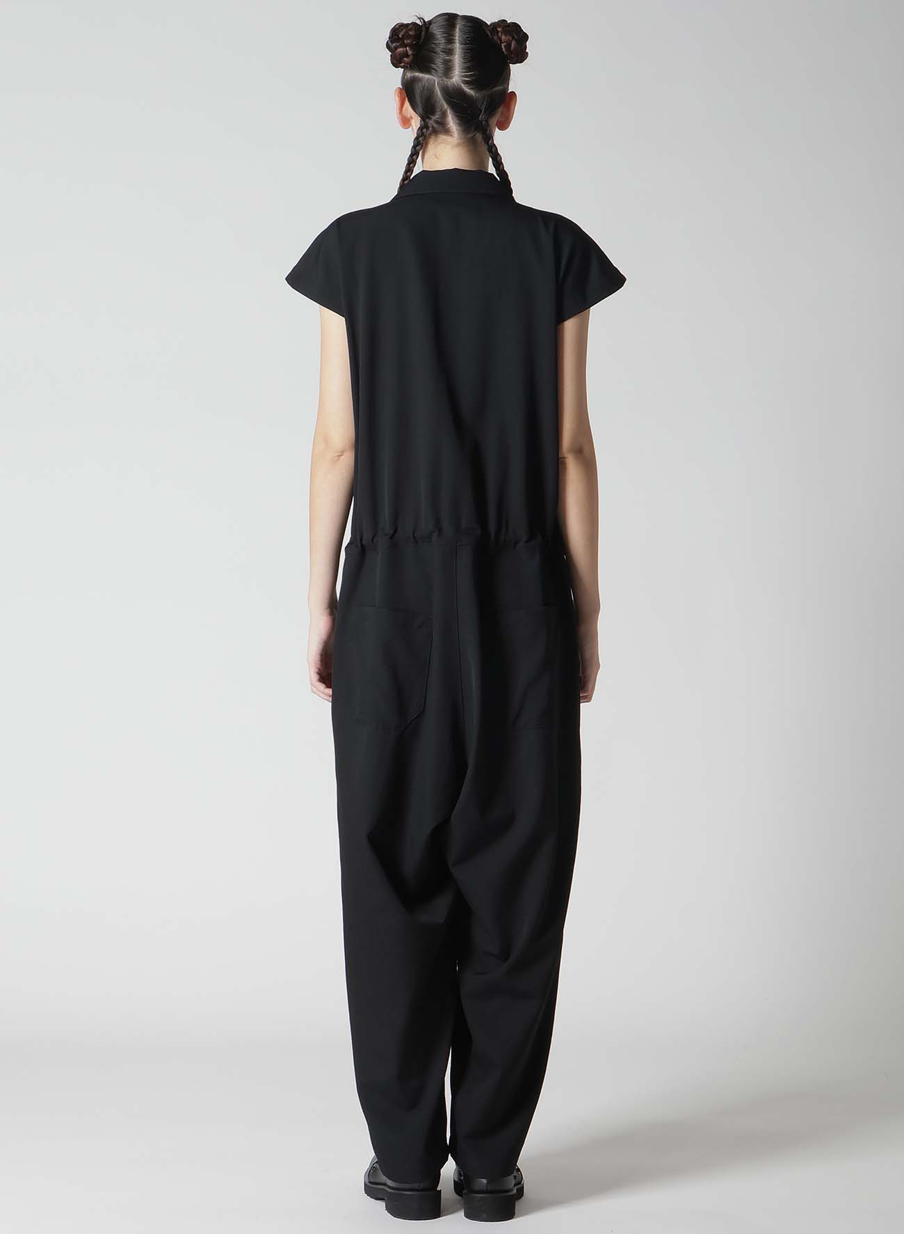 【1/10 10:00(JST) Release】WOOL GABARDINE OPEN COLLOR OVERALLS