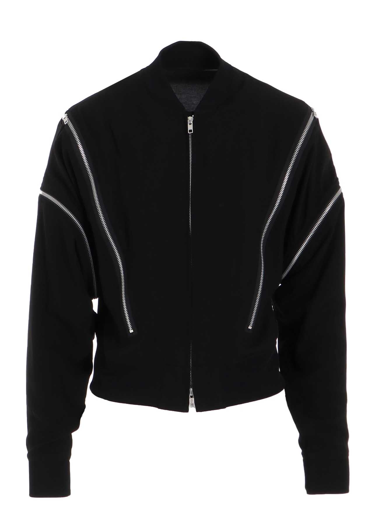 HARD TWIST GABARDINE ZIP BLOUSON