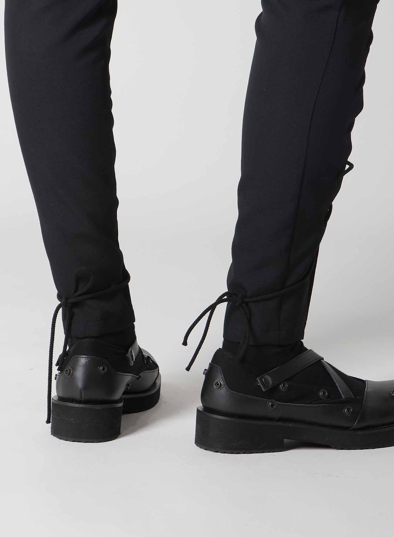 【1/10 10:00(JST) Release】WOOL GABARDINE LACE-UP PANTS