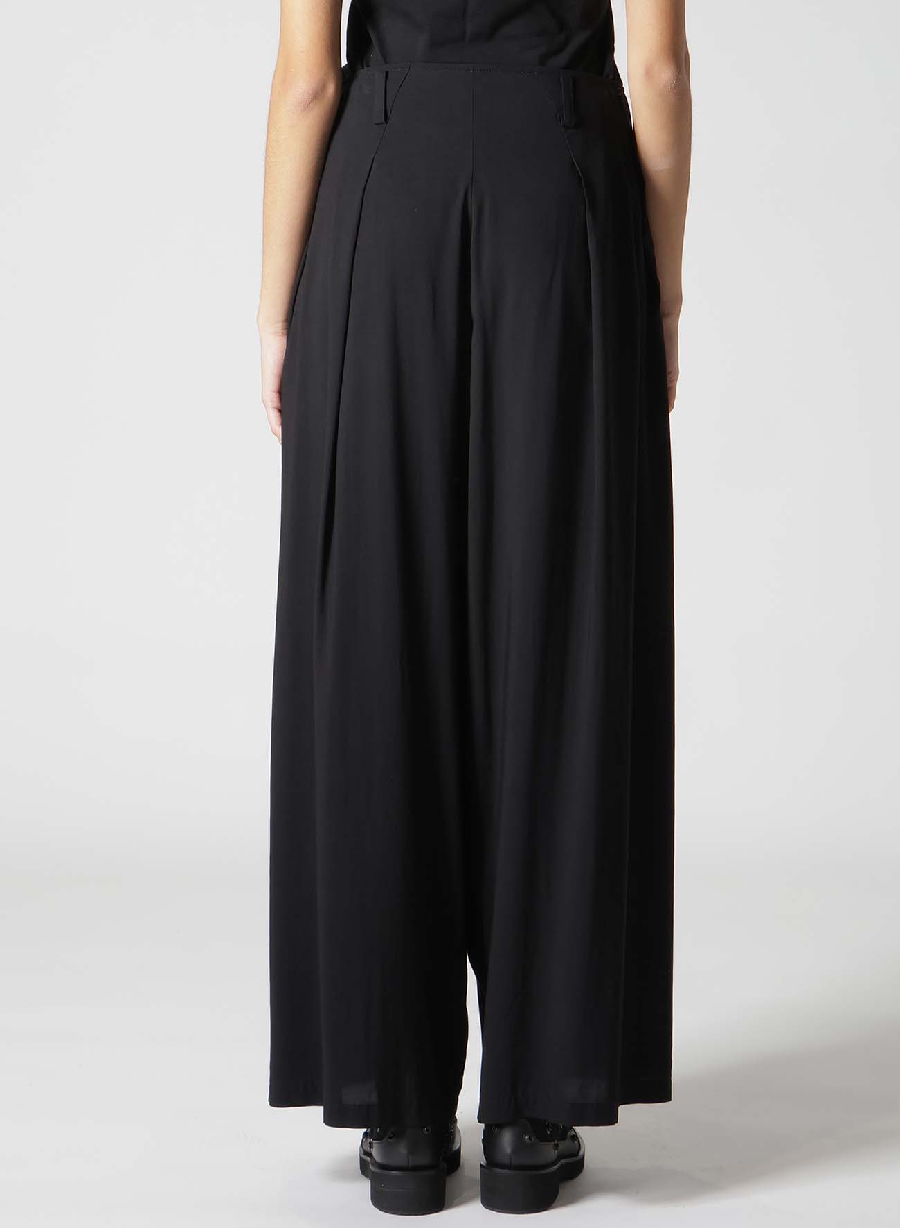 RAYON LAWN WIDE TUCK PANTS