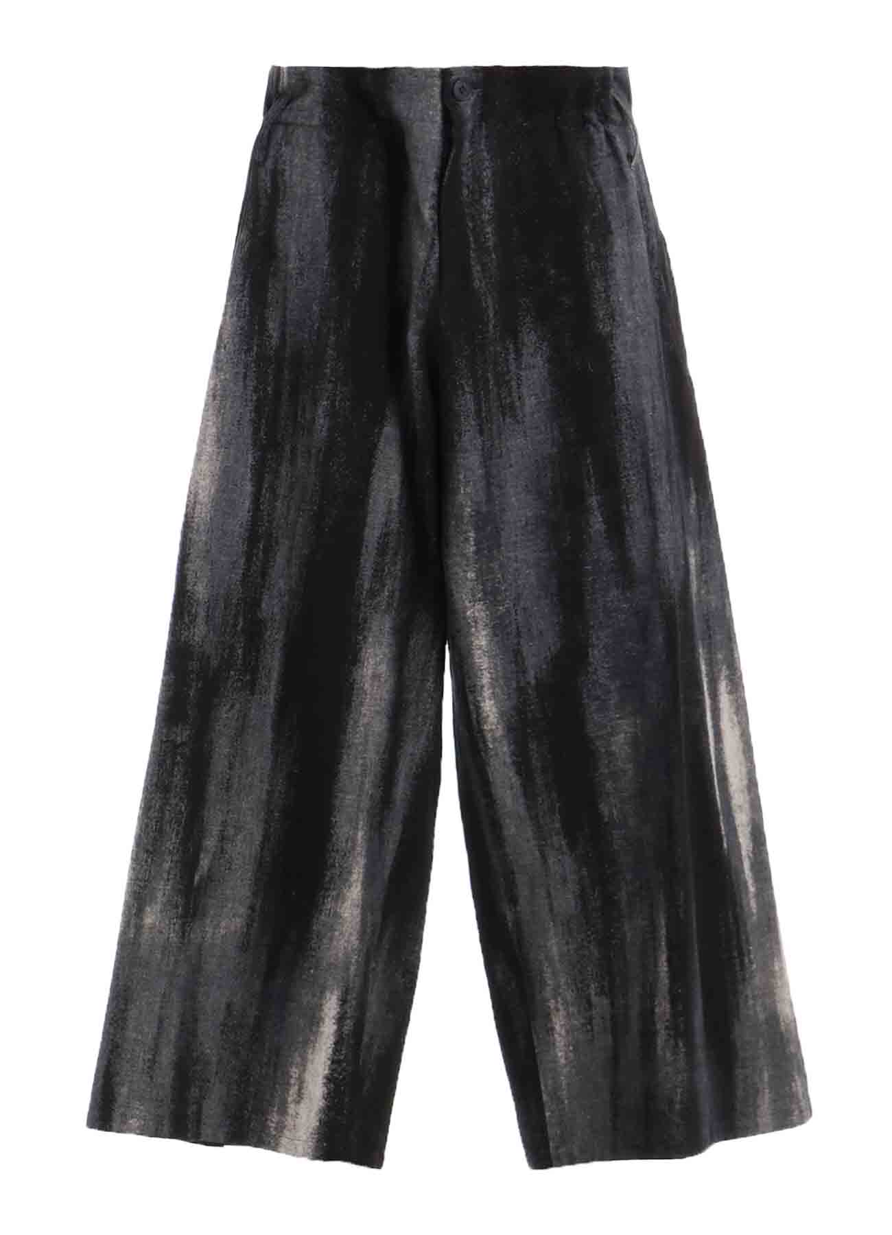 DISCHARGE PT DENIM WAIST STRING TUCK PANTS