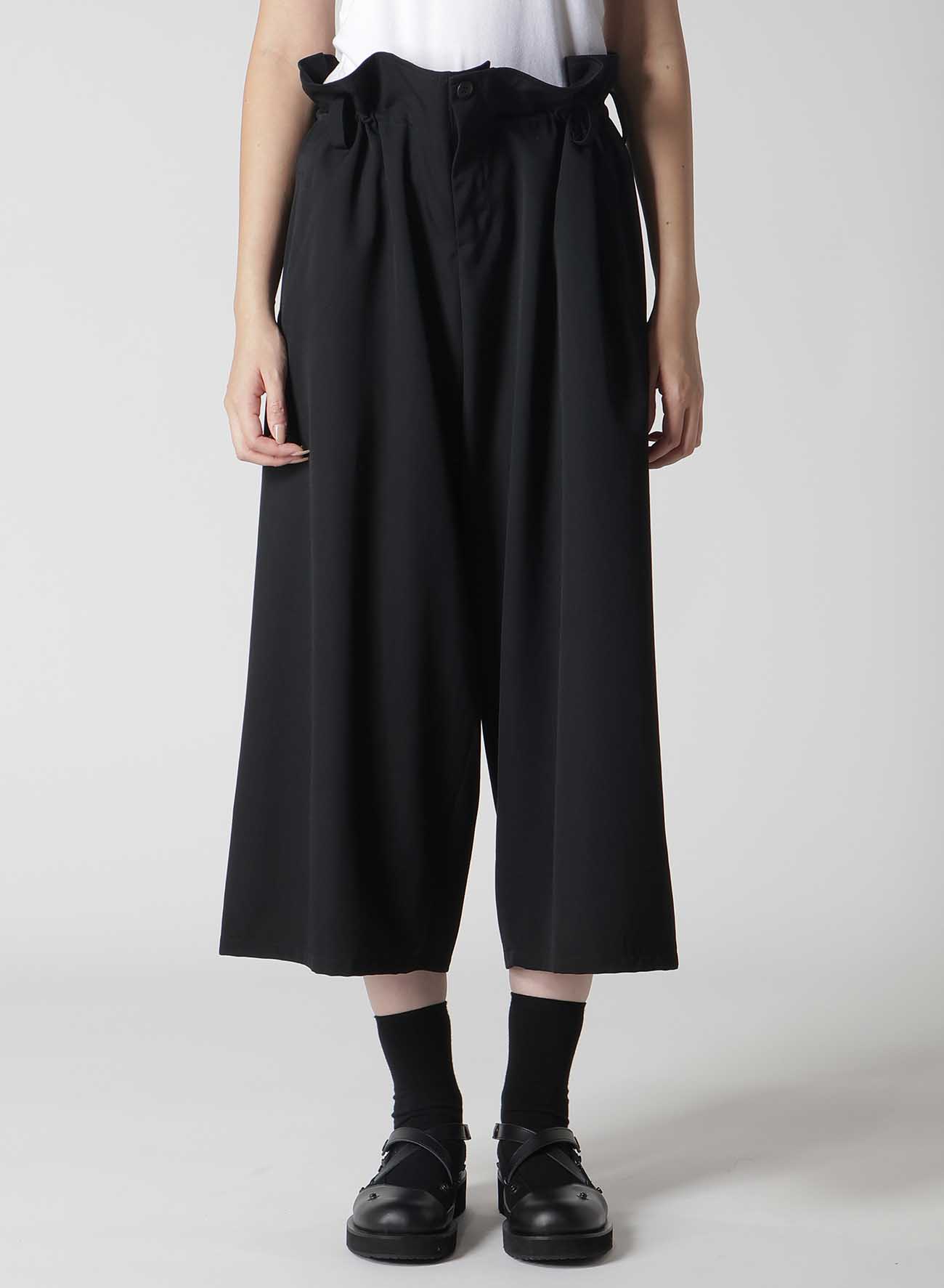 【1/10 10:00(JST) Release】WOOL GABARDINE WAIST STRING TUCK PANTS