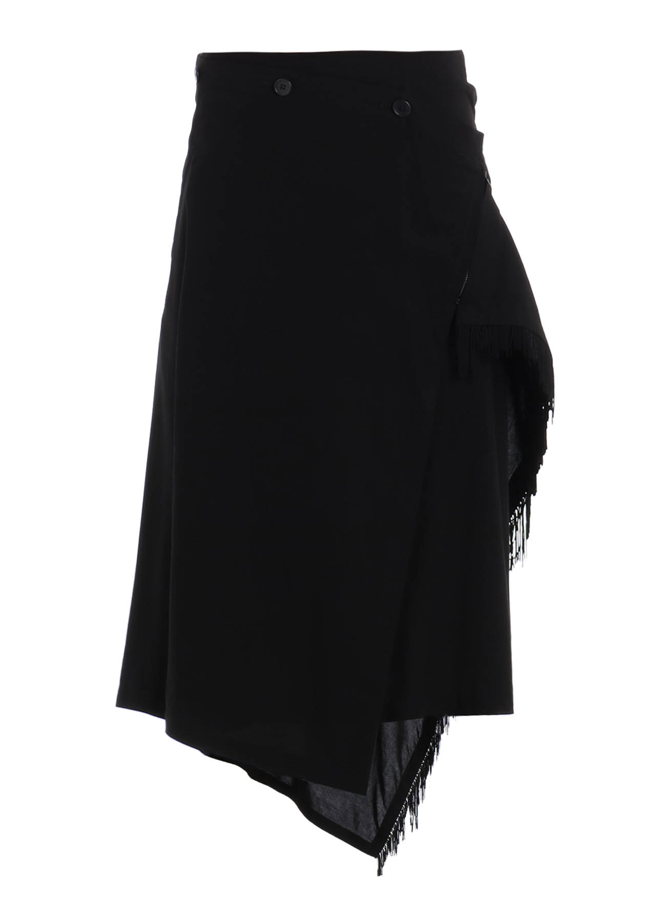 RAYON LAWN FRINGE WRAP SKIRT