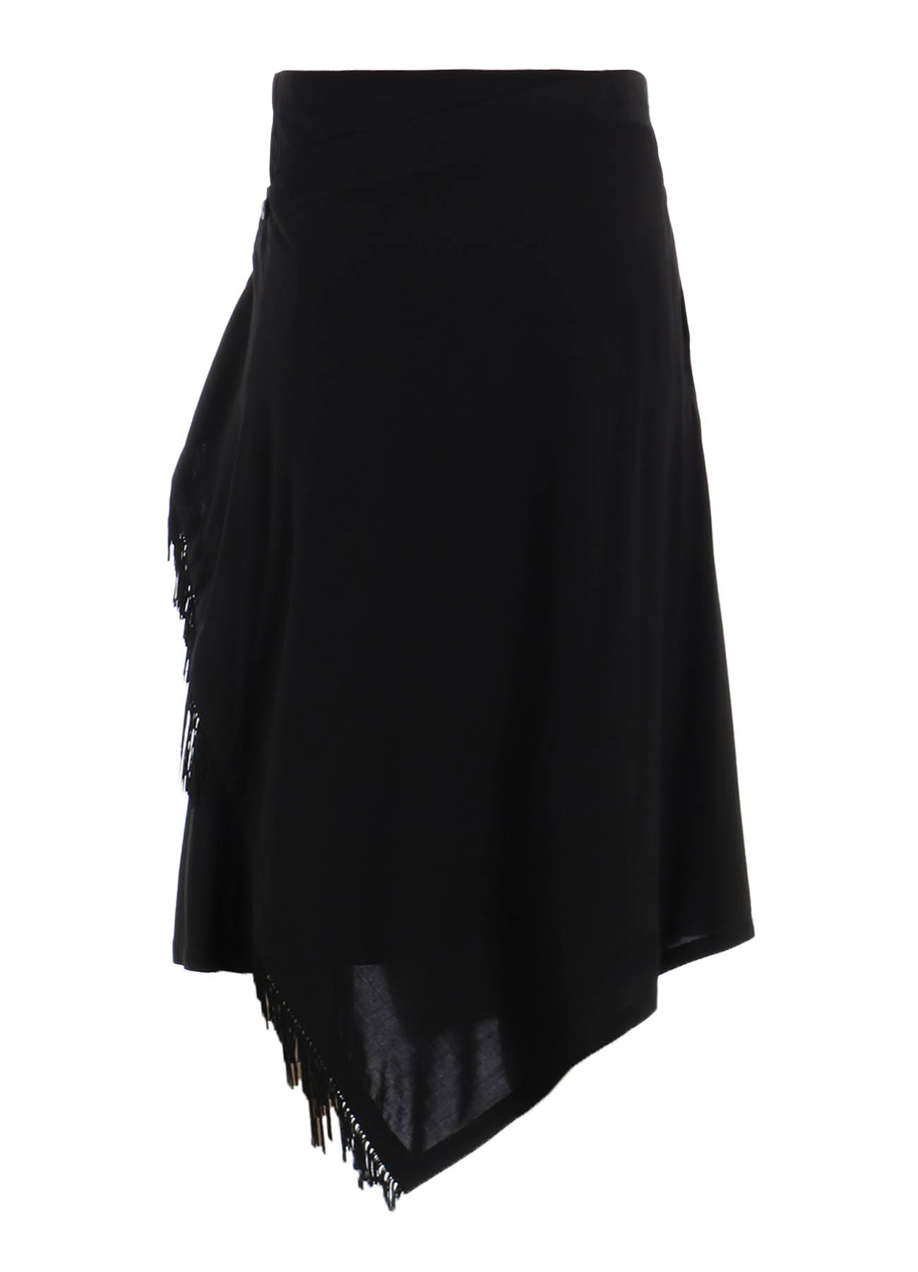 RAYON LAWN FRINGE WRAP SKIRT