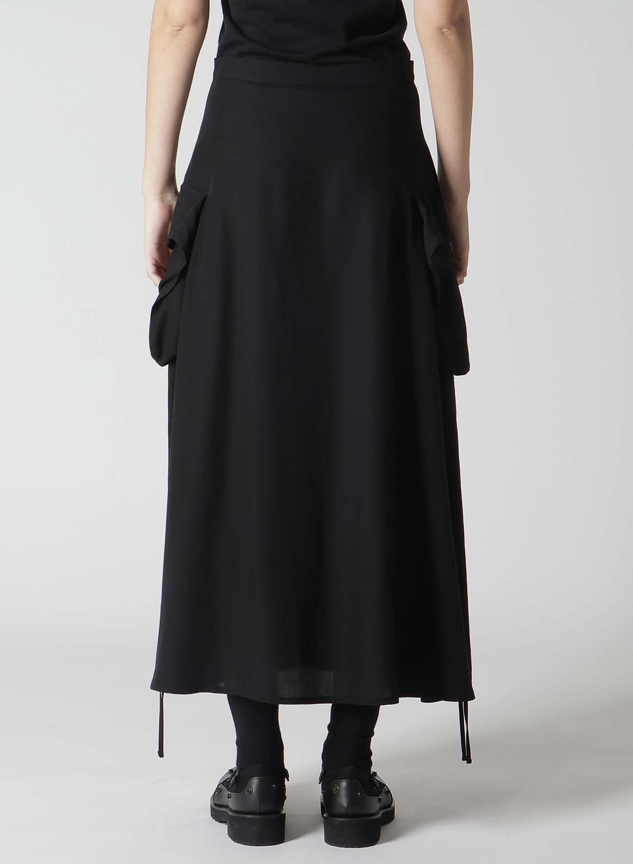 POPLIN SIDE STRING SKIRT