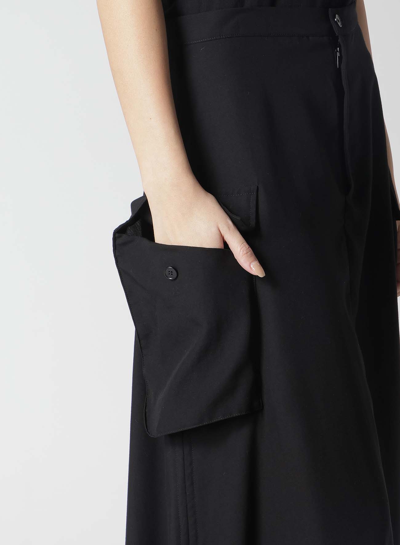 POPLIN SIDE STRING SKIRT