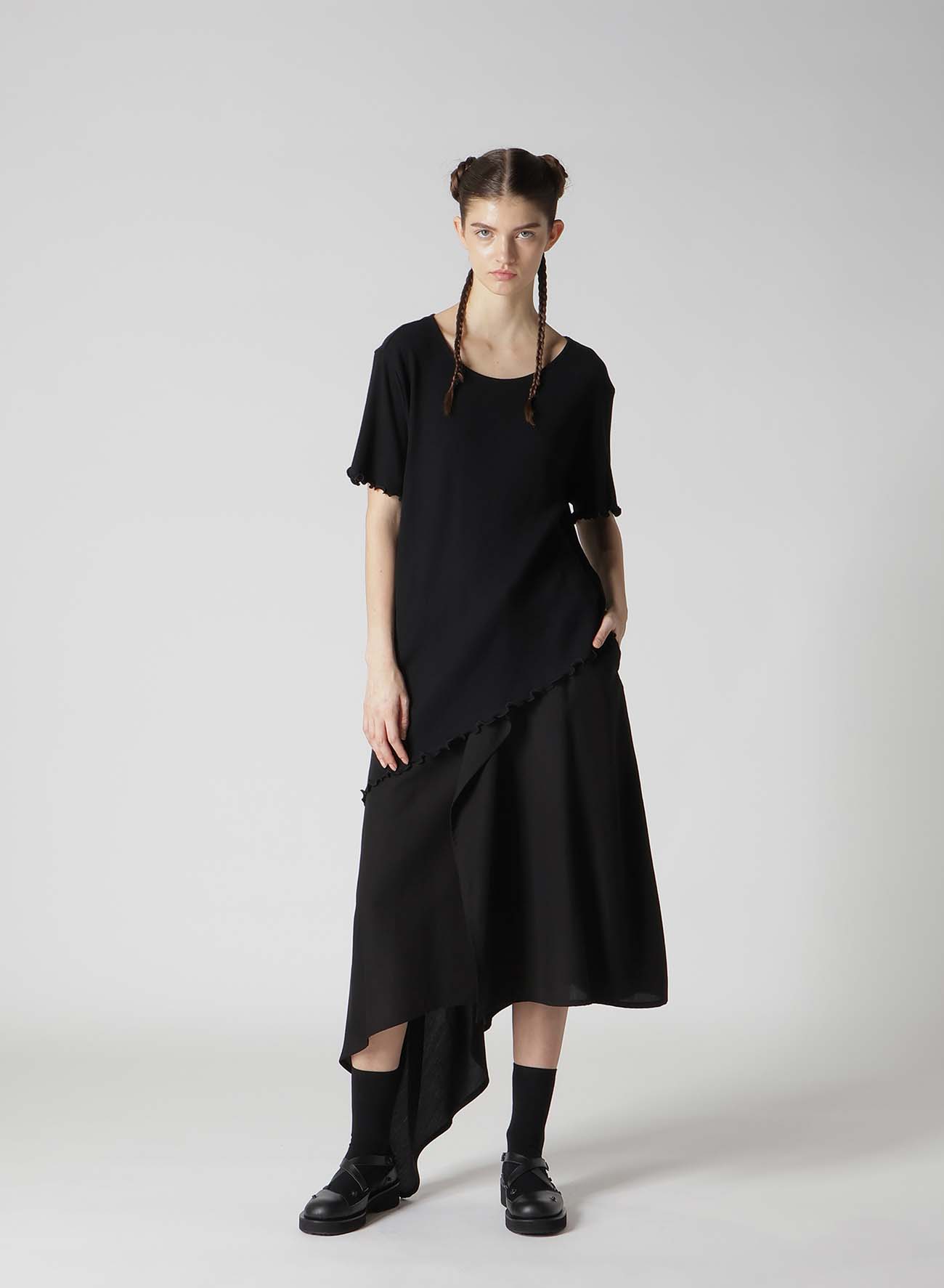 POPLIN WRAP SKIRT