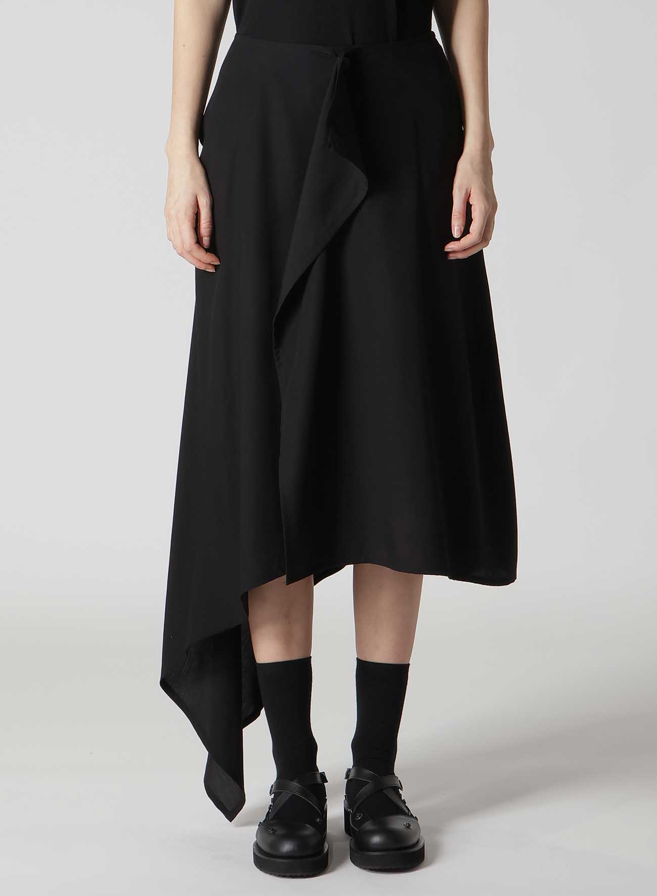 POPLIN WRAP SKIRT