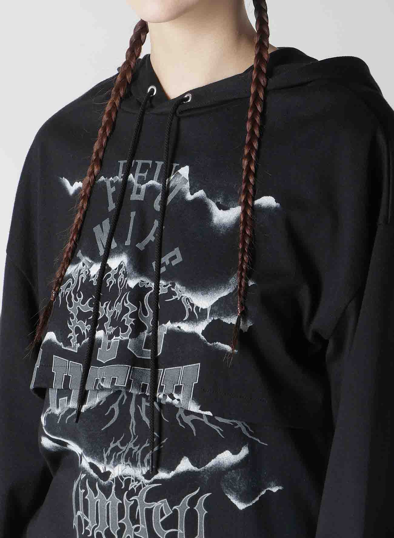 【1/10 10:00(JST) Release】LOGO COLLAGE PRINTED LAYERED SEPARATE HOODIE