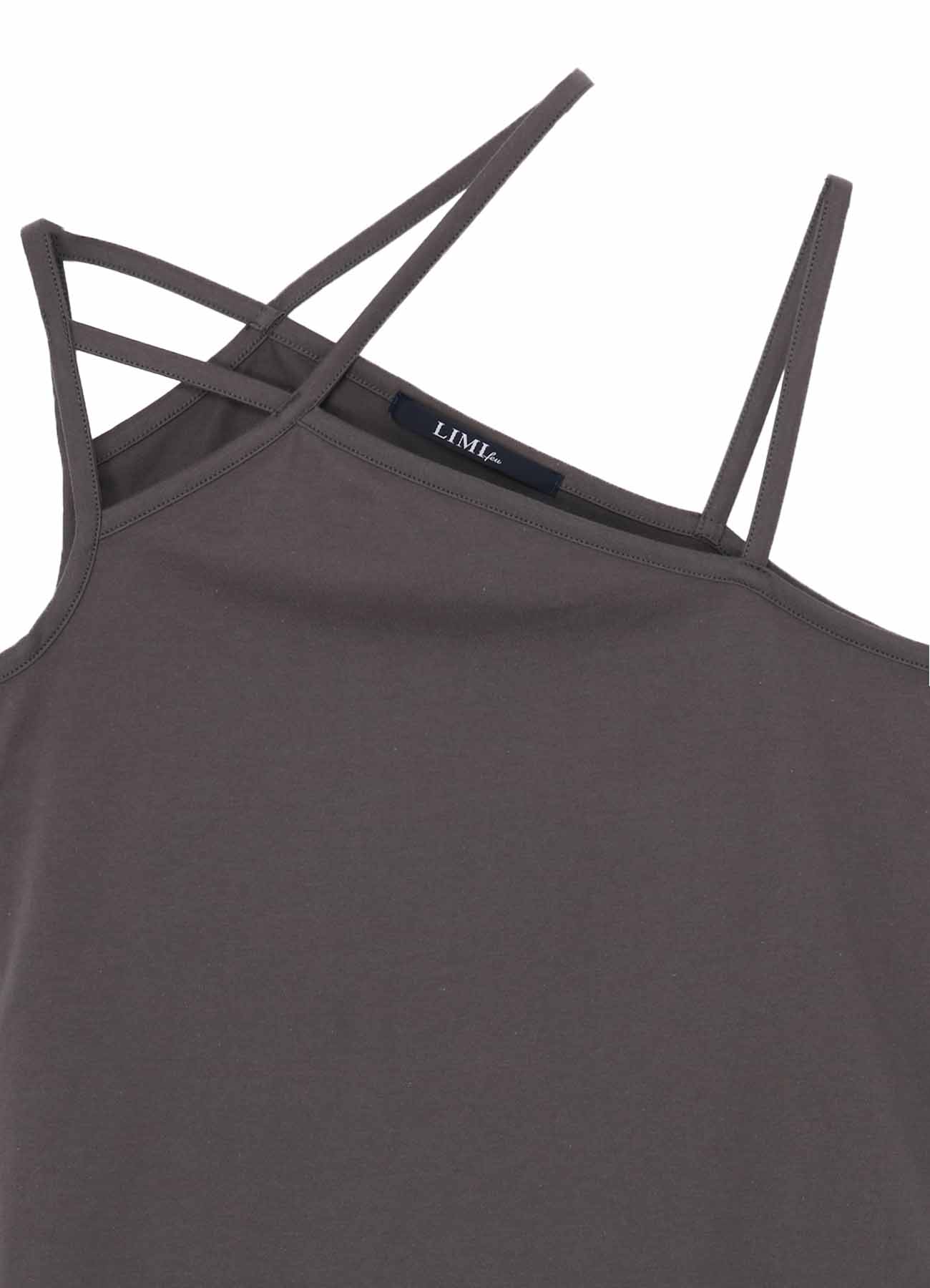 PLAIN STITCH STRING DETAIL CAMISOLE