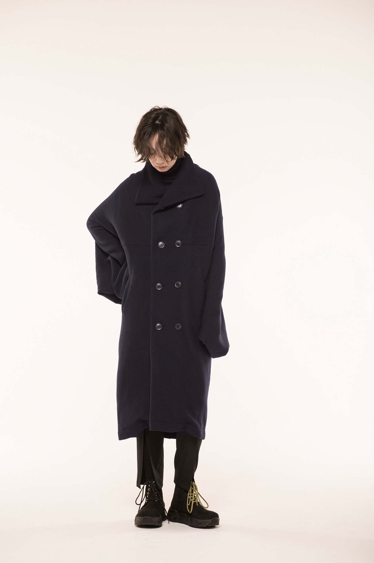 WリバーBドルマンダブルCコート(S Navy): Vintage｜THE SHOP YOHJI