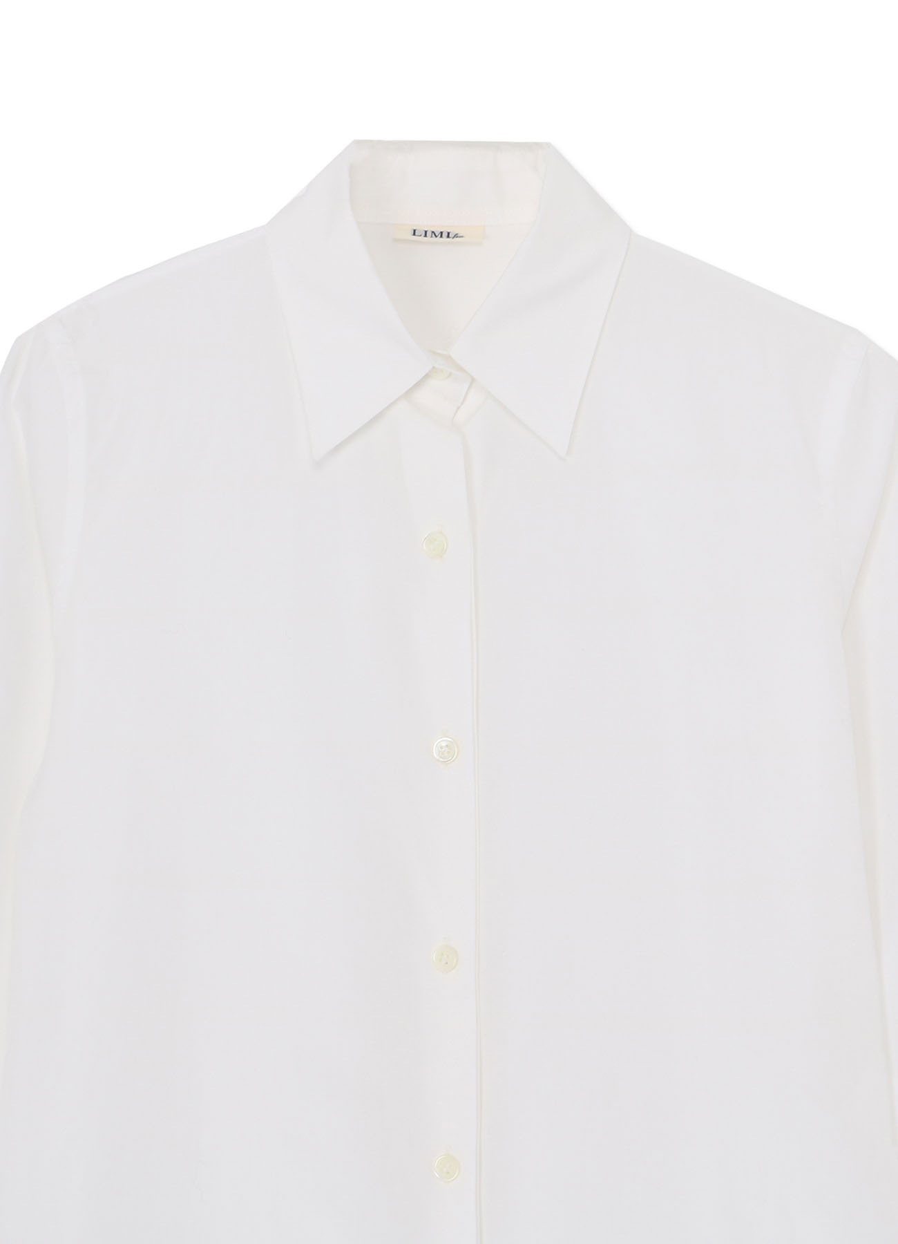 100/2 BROAD COTTON ASYMMETRY SHIRT