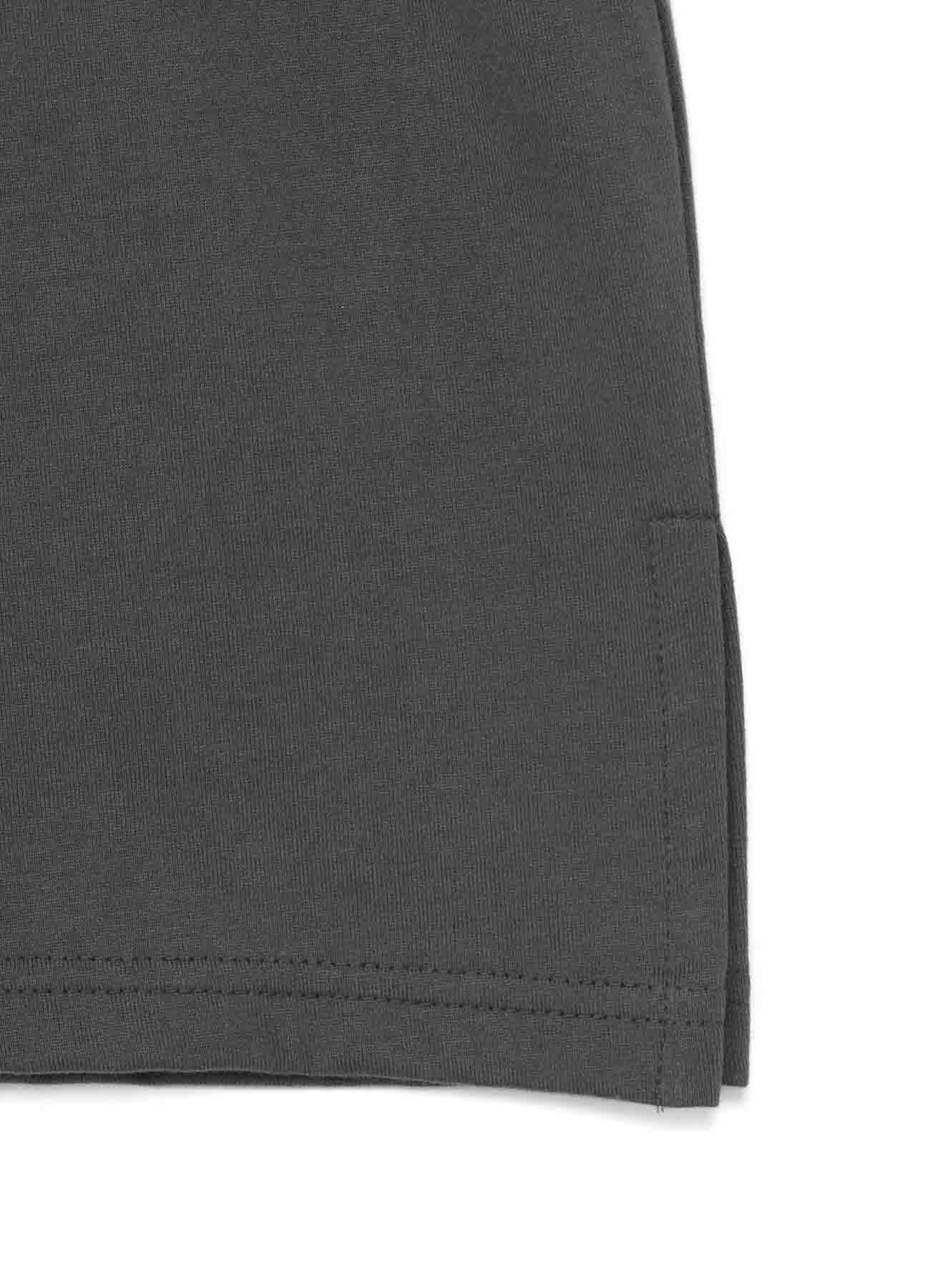 40/2 Cotton Plain stitch Sleeve Slit T-Shirt B