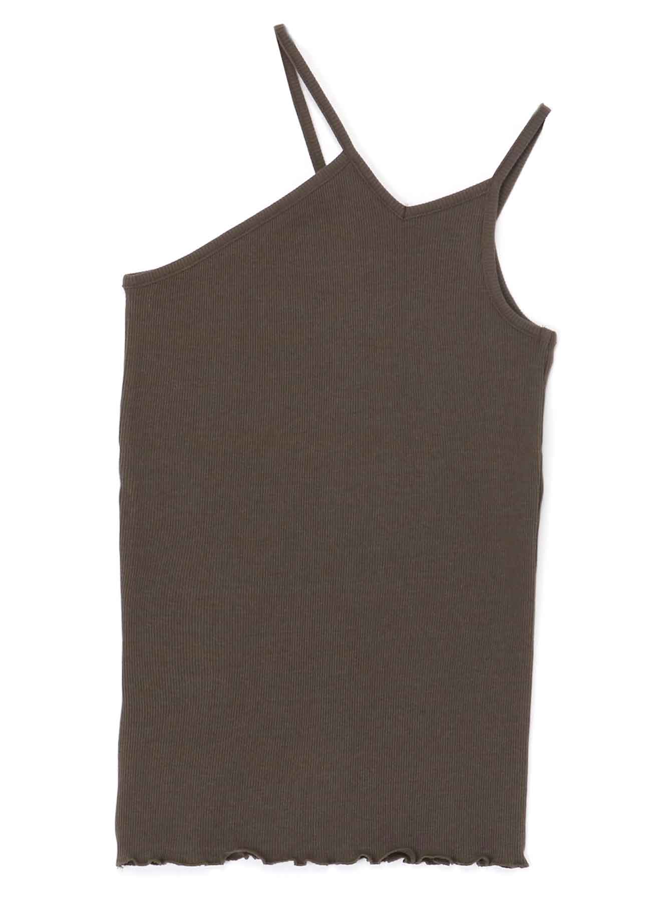 C/RY RIB STITCH A ASYMME CAMI