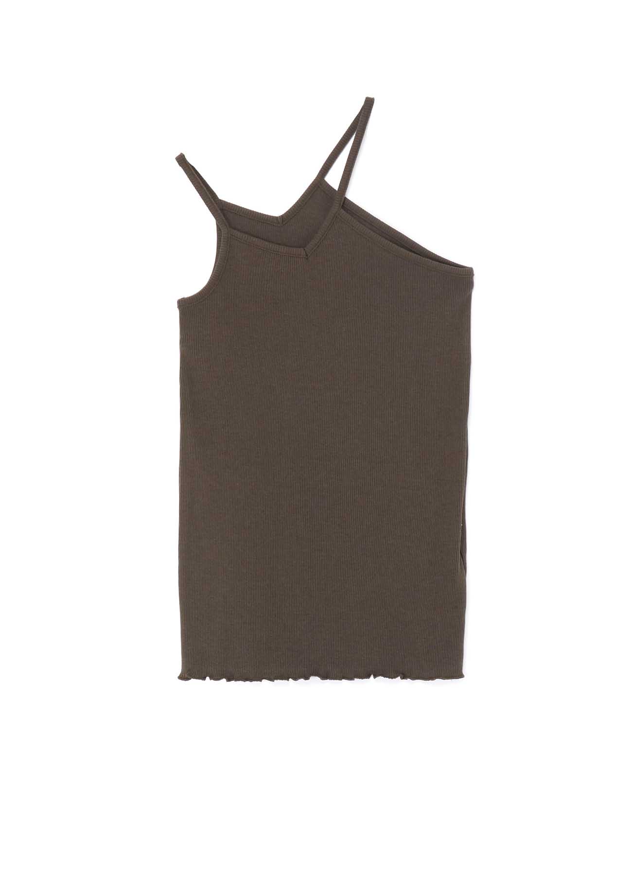 C/RY RIB STITCH A ASYMME CAMI