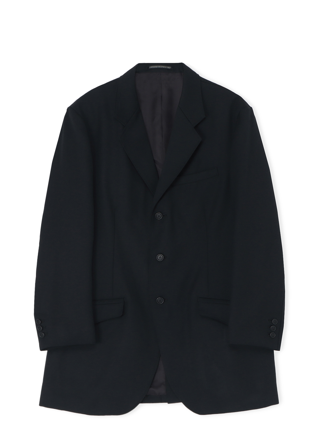 WOOL GABARDINE JACKET WITH FLAP POCKETS