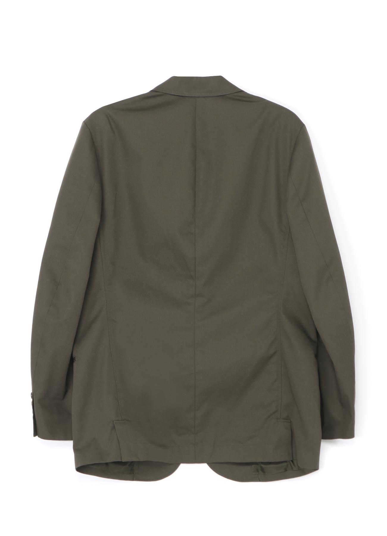 COTTON/POLYESTER TWILL 3-BUTTON JACKET