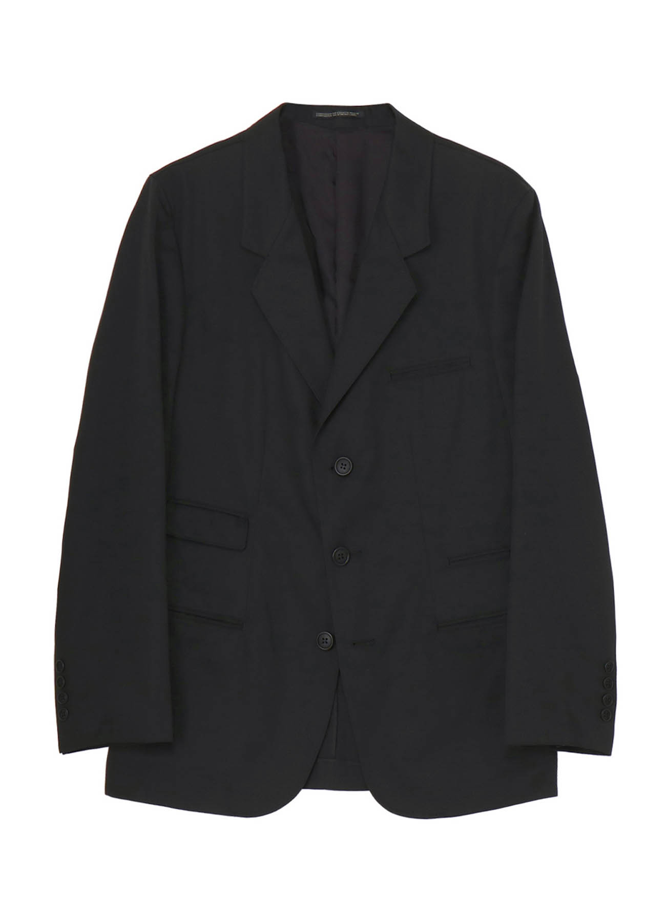 COTTON/POLYESTER TWILL 3-BUTTON JACKET