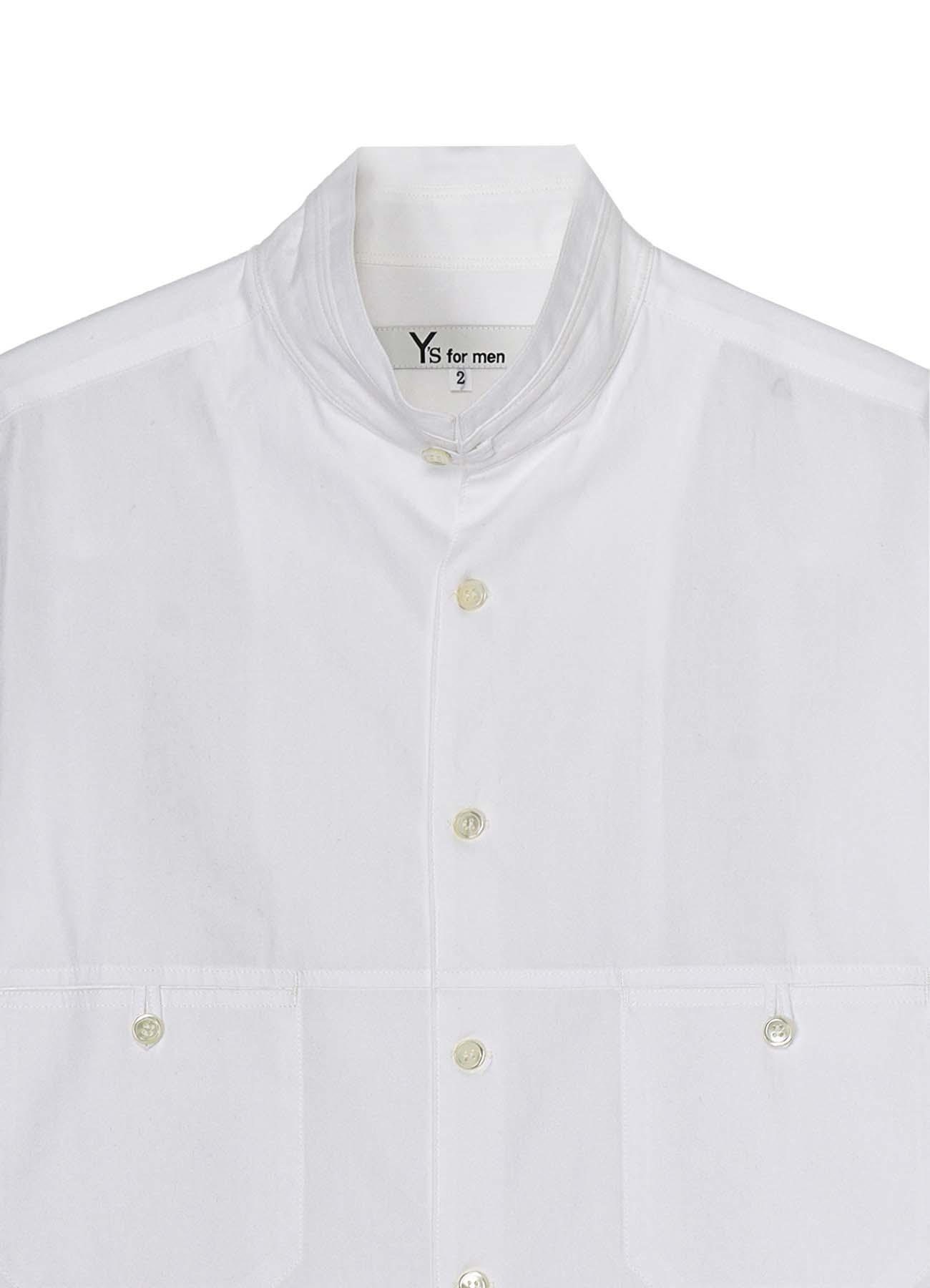 40 BROAD PANEL STAND COLLAR SHIRT