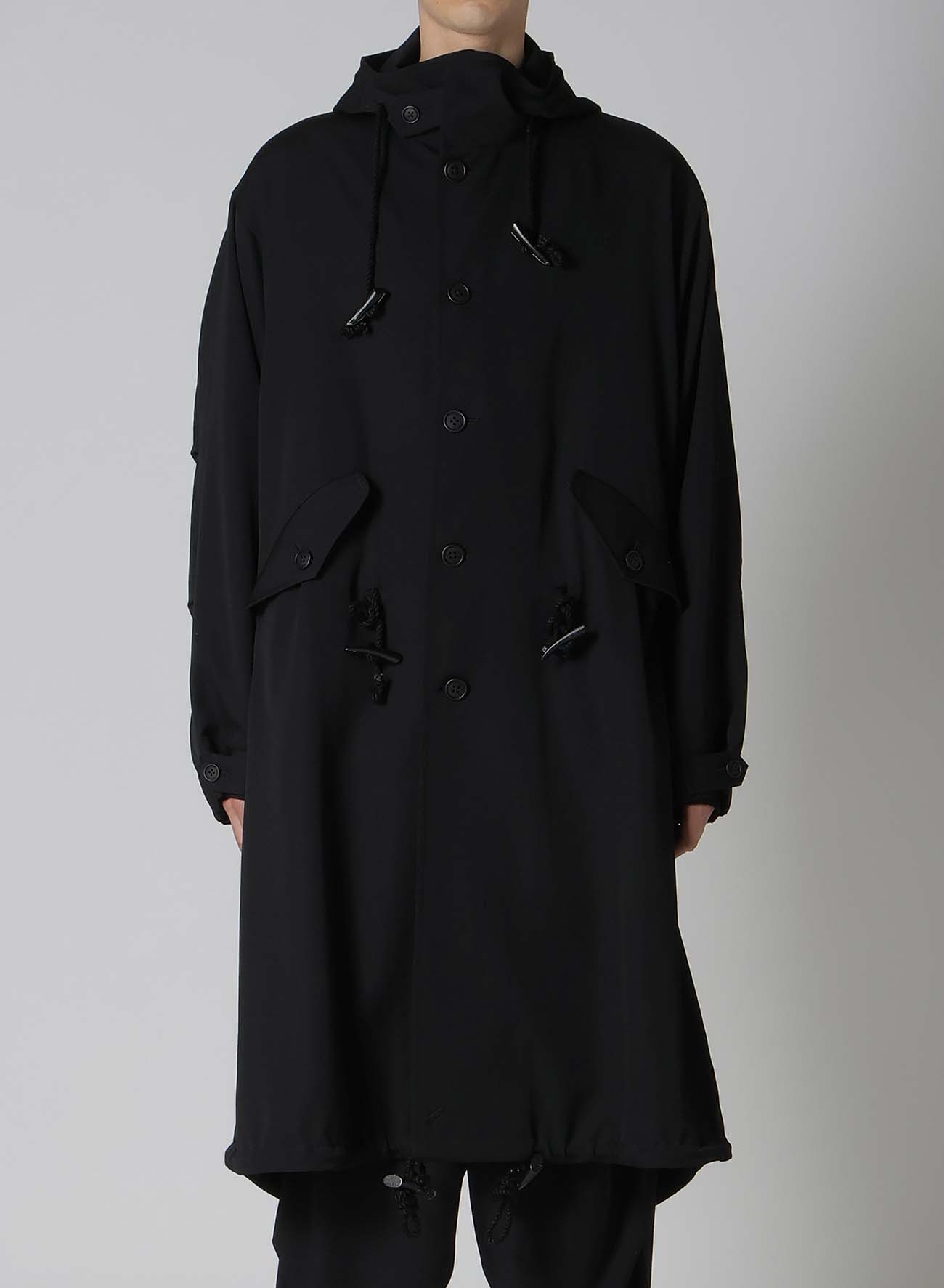 GABARDINE TOGGLE BUTTONS MODS COAT