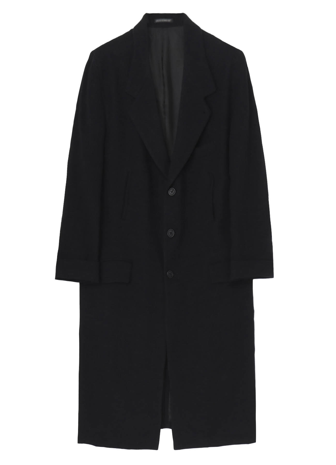 WOOL NYLON LONG JACKET WITH MACKIN SLEEVE