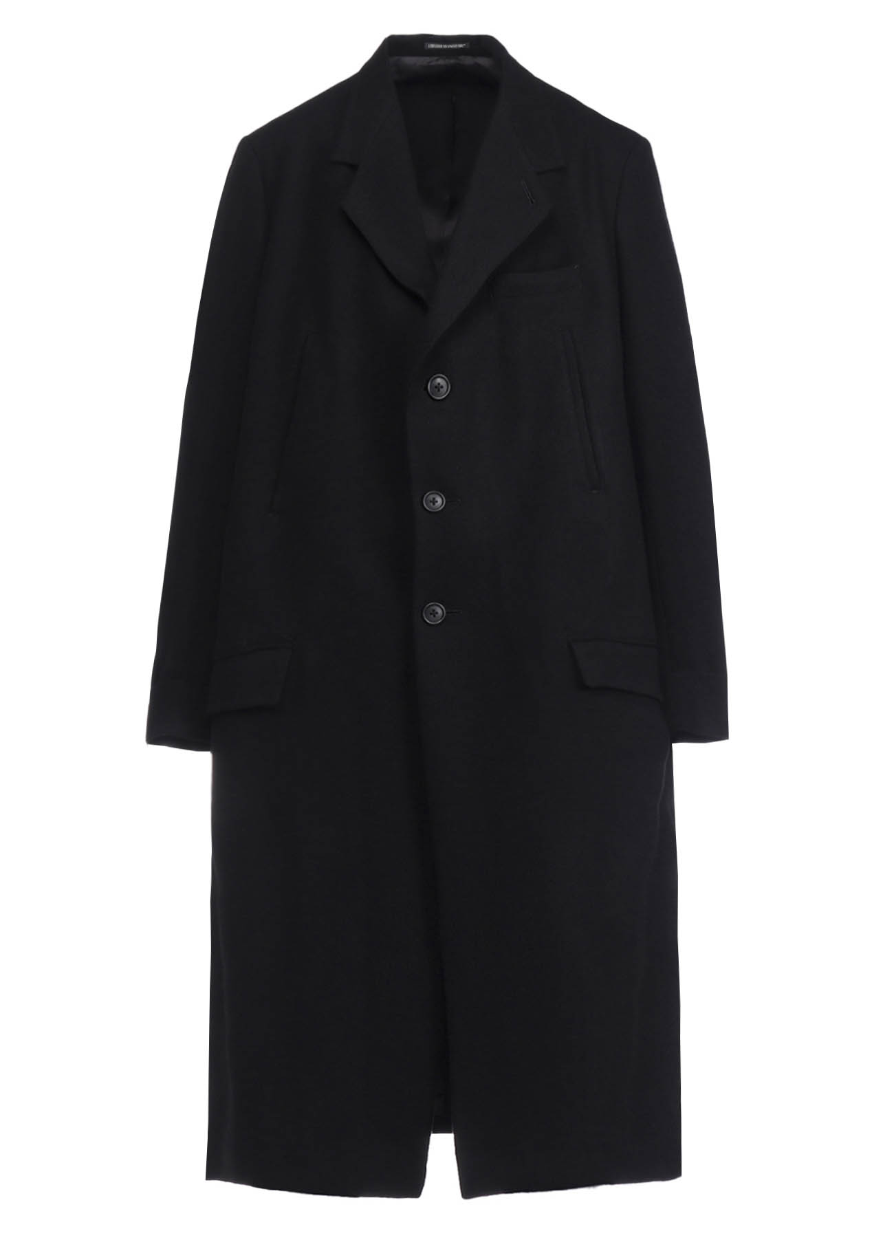 WOOL NYLON LONG JACKET WITH MACKIN SLEEVE