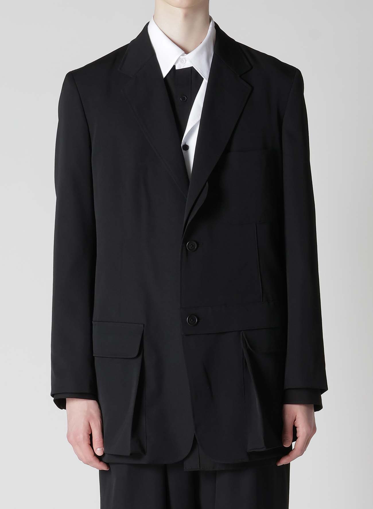 GABARDINE FLAP CLOTH JACKET