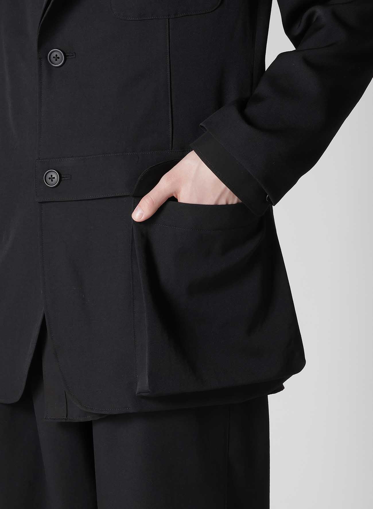 GABARDINE FLAP CLOTH JACKET