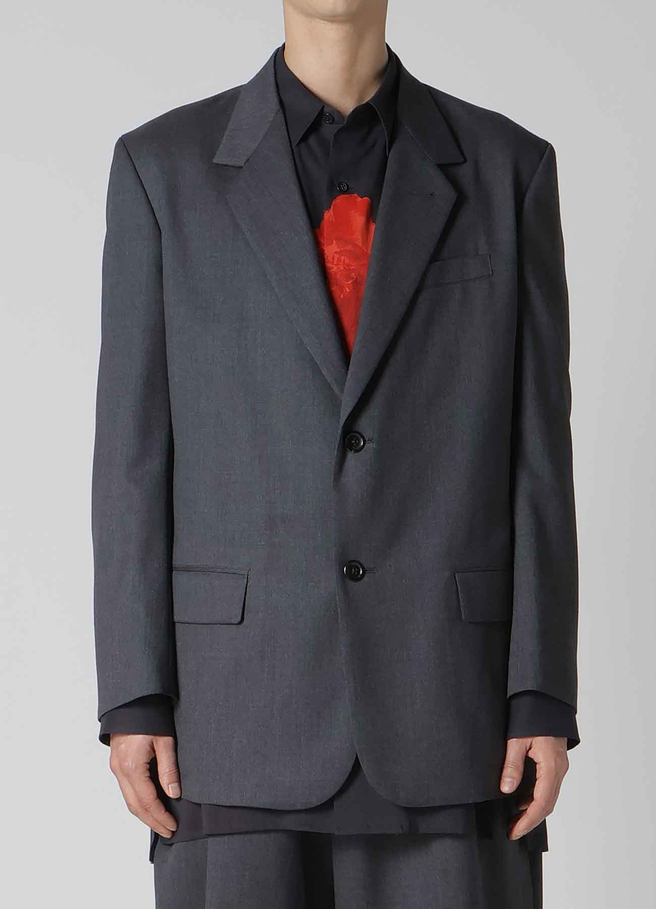 SUIT GABARDINE JACKET WITH 2-BUTTONS