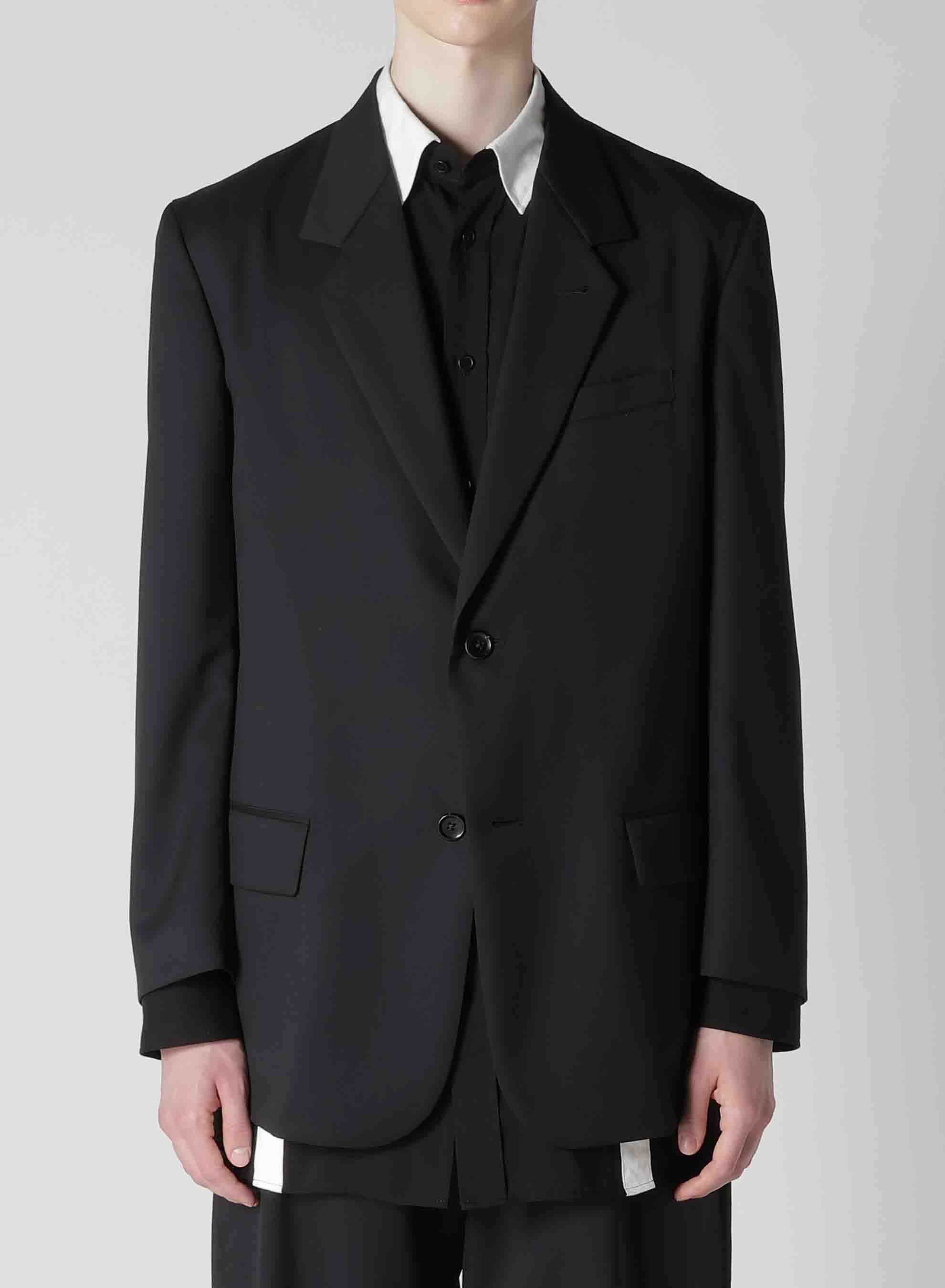 SUIT GABARDINE JACKET WITH 2-BUTTONS