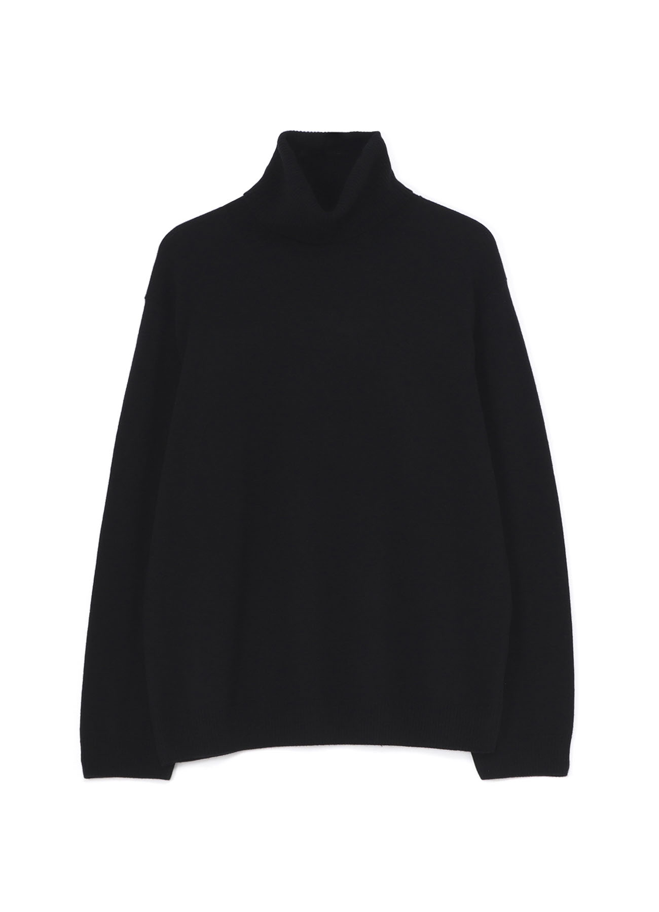 TURTLE NECK INTARSIA KNIT WITH "Y's for men" LOGO