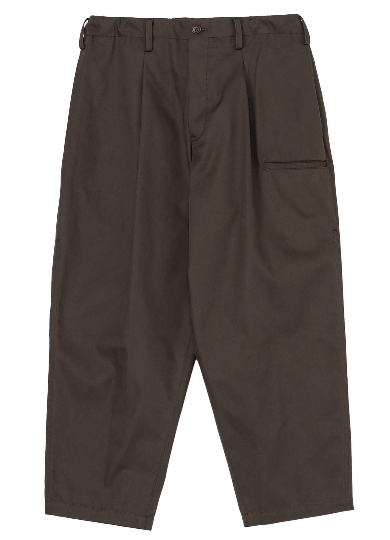 T/C TWILL COIN POCKET SIDE TUCK PANTS