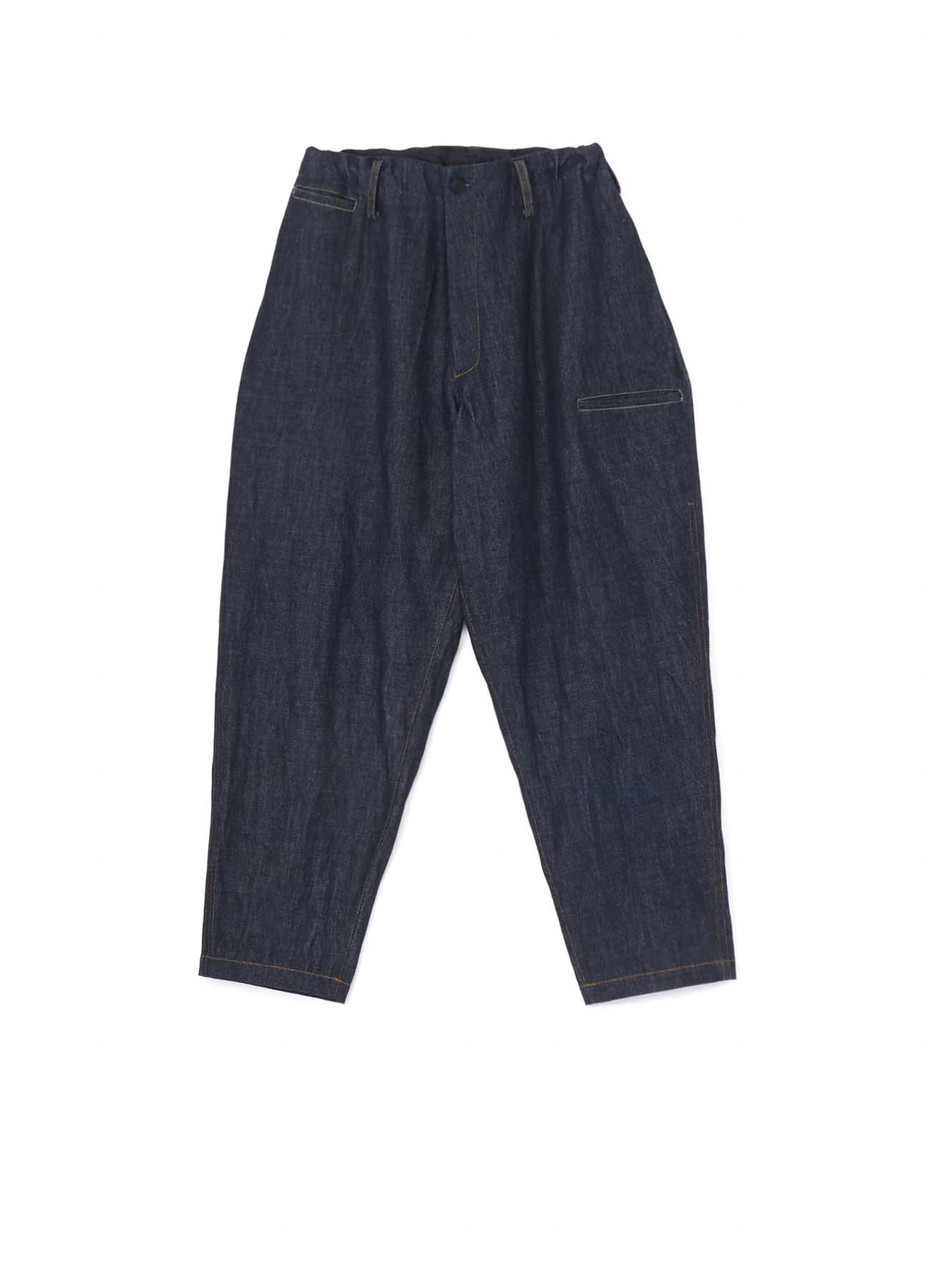 12oz DENIM SIDE TUCK PANTS WITH COLOR COMBI STITCH