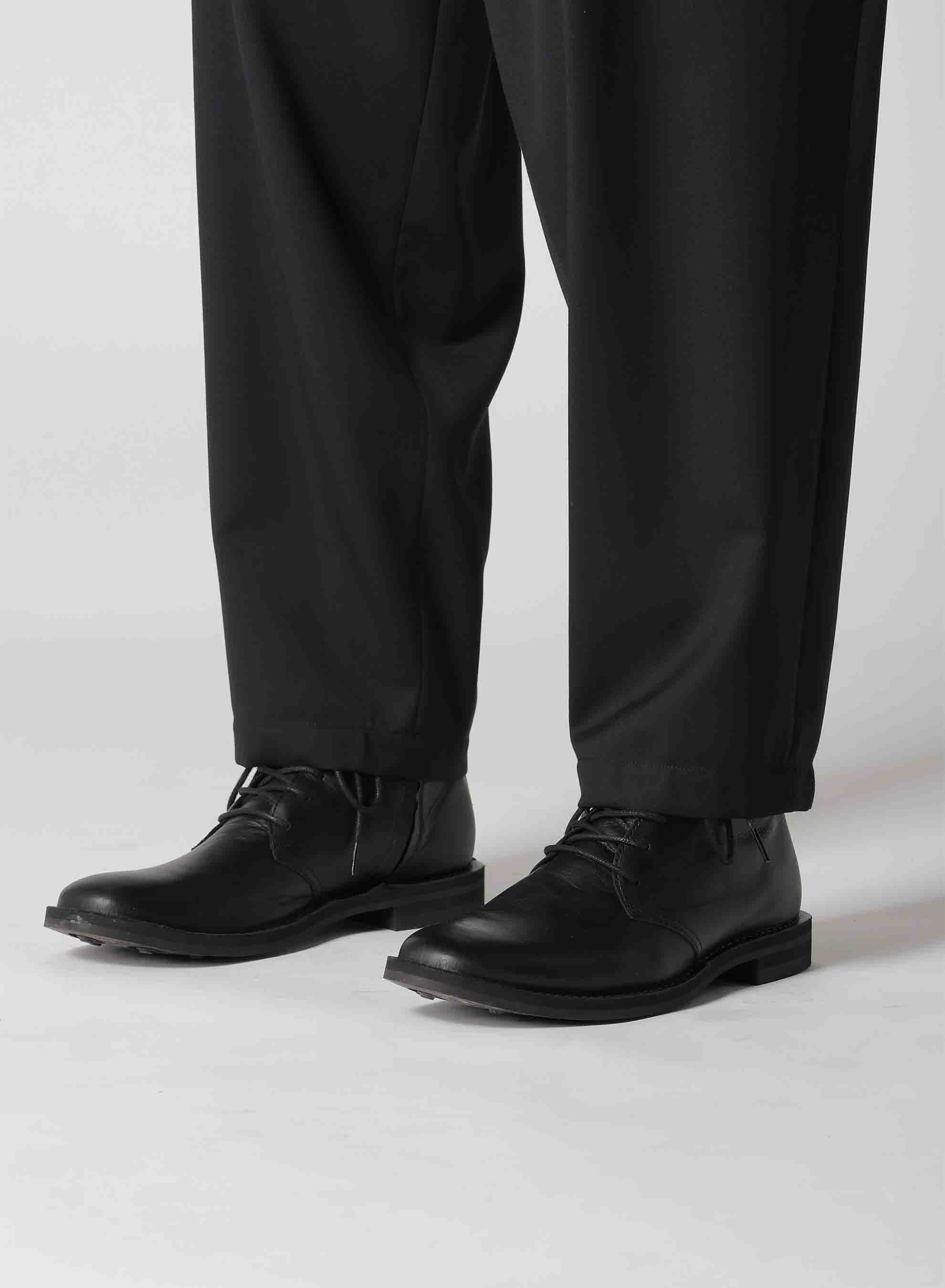 SUIT GABARDINE PANTS WITH SIDE TUCK