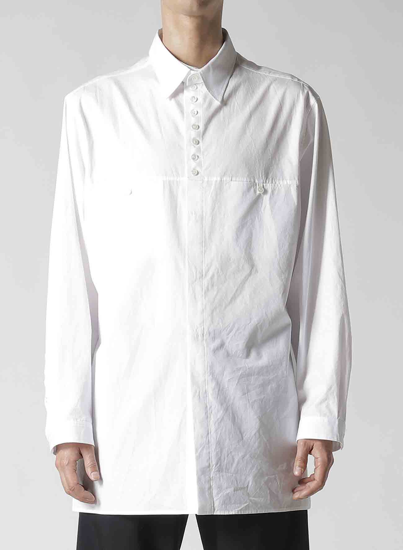 100/2 BROAD BUTTON SHIRT WITH SPARE COLLAR