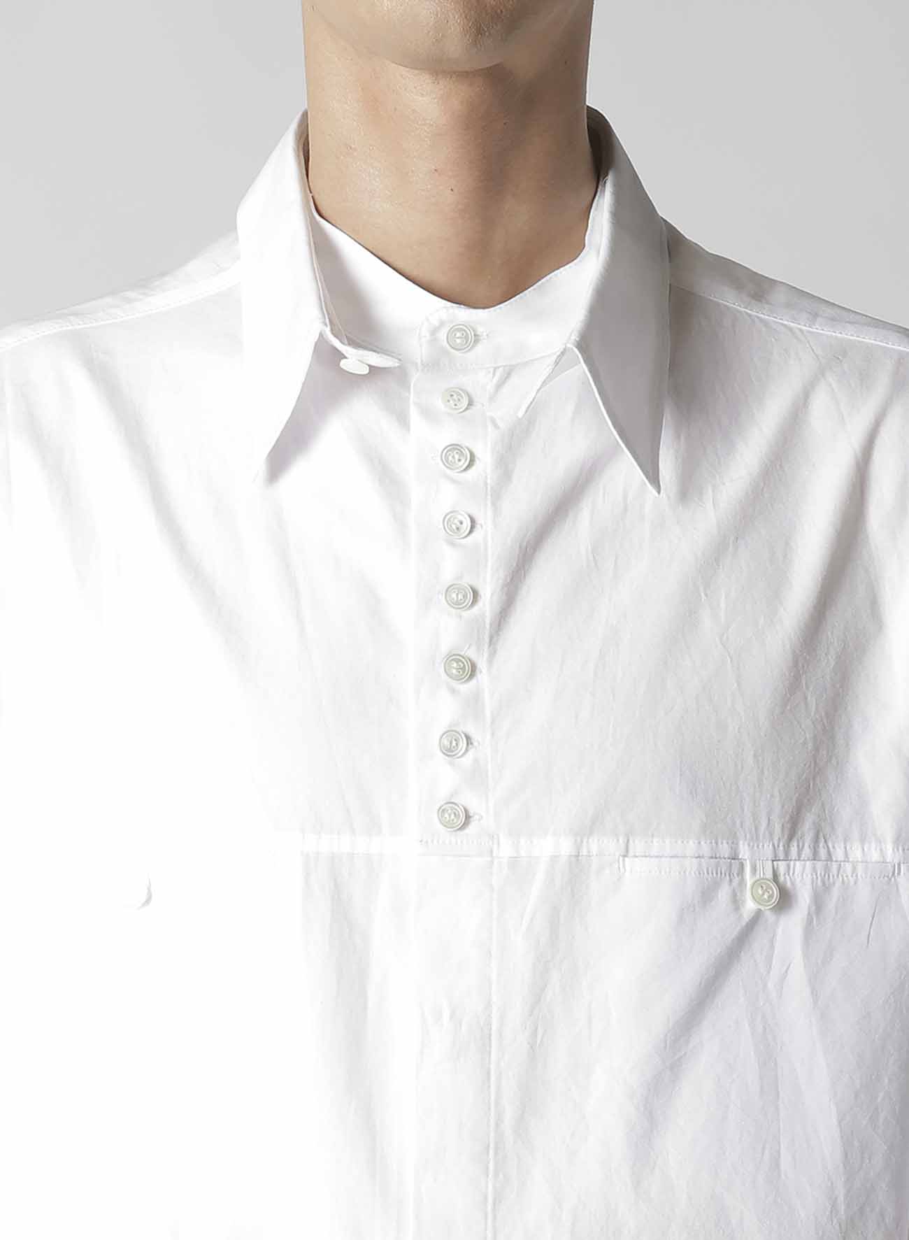 100/2 BROAD BUTTON SHIRT WITH SPARE COLLAR