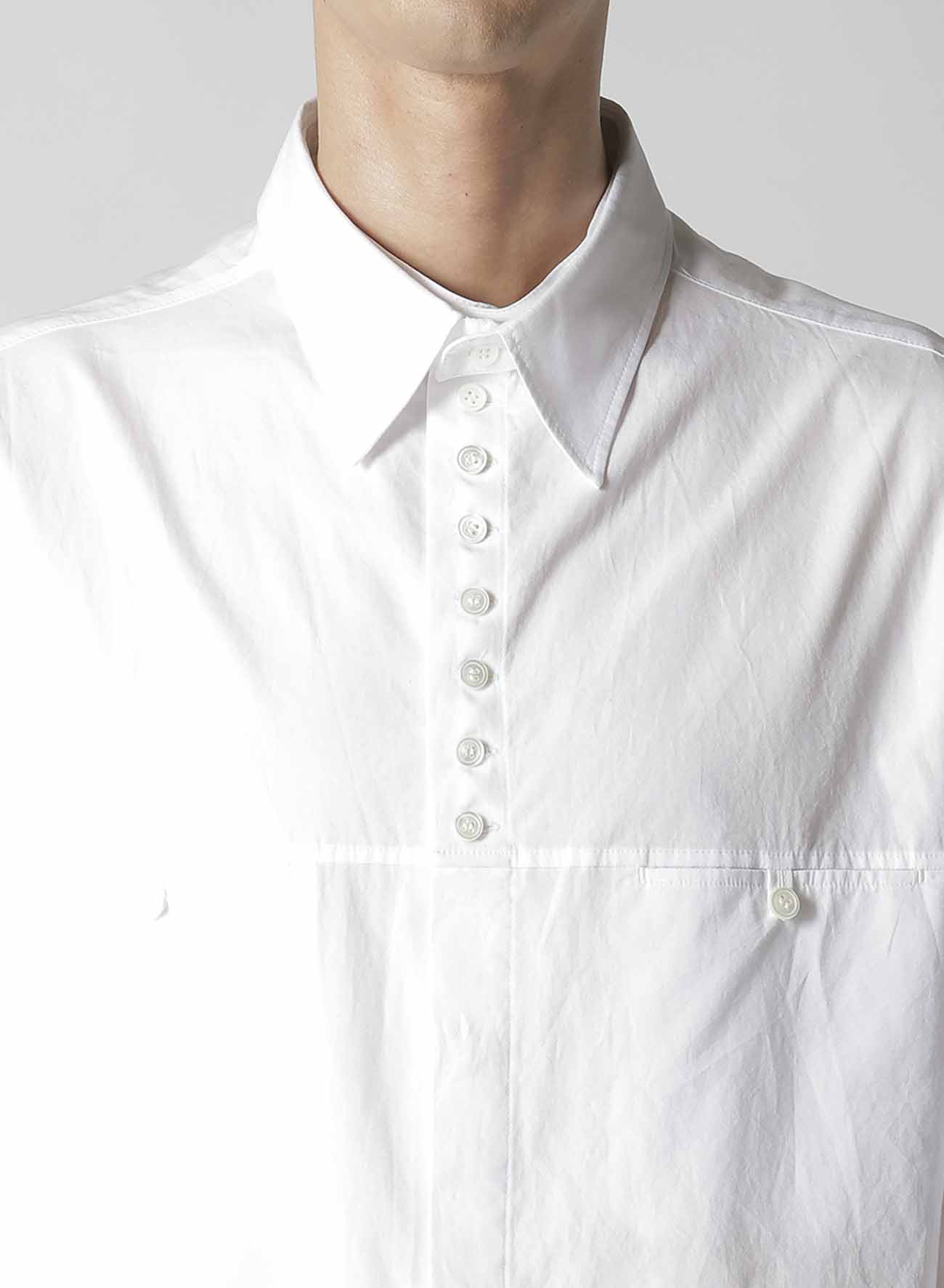 100/2 BROAD BUTTON SHIRT WITH SPARE COLLAR