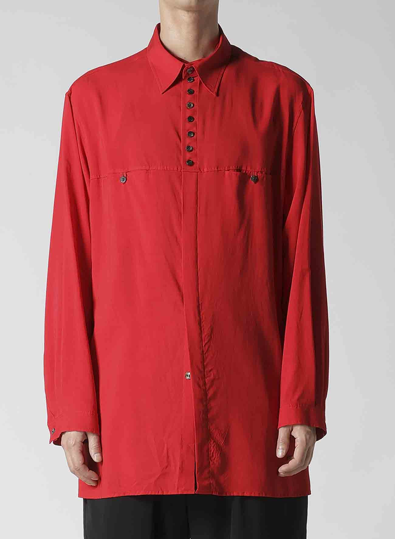 RAYON LAWN BUTTON SHIRT WITH SPARE COLLAR