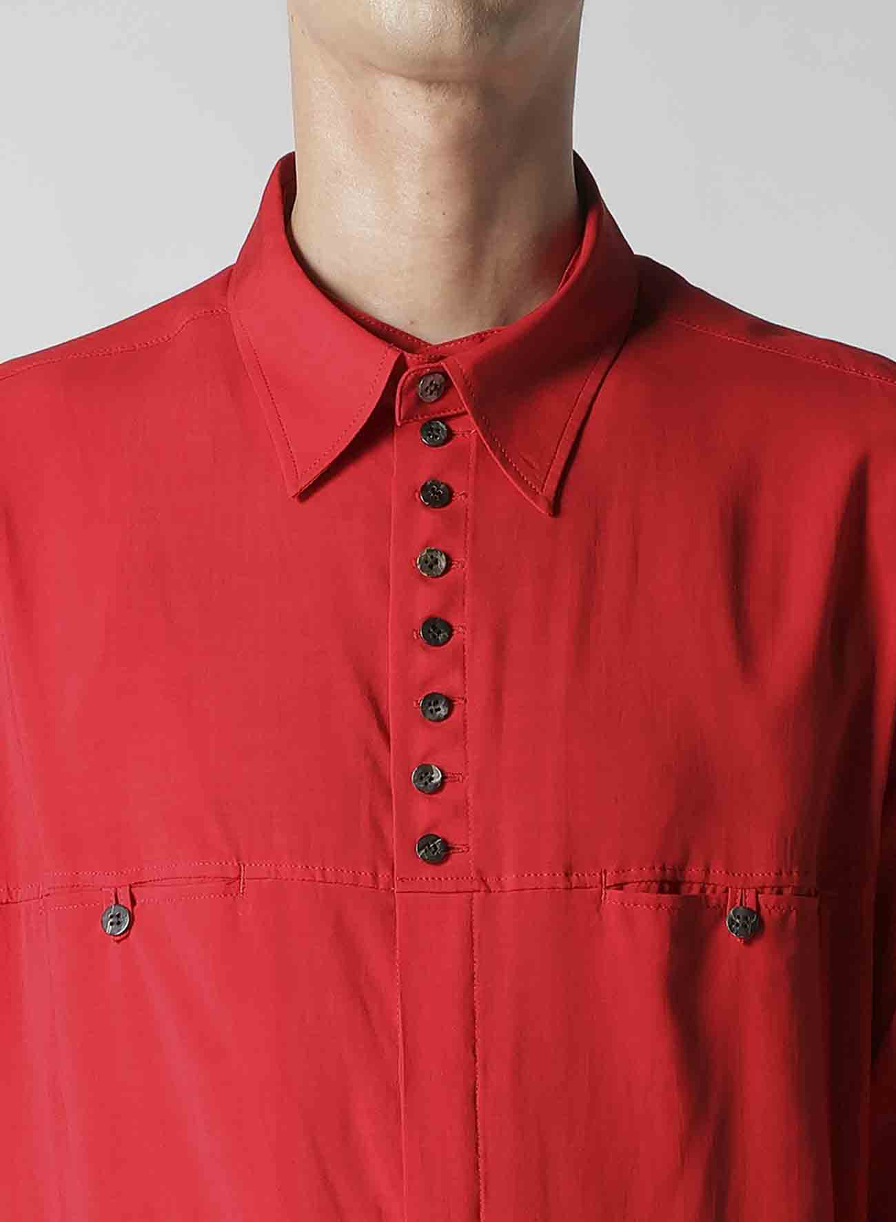 RAYON LAWN BUTTON SHIRT WITH SPARE COLLAR