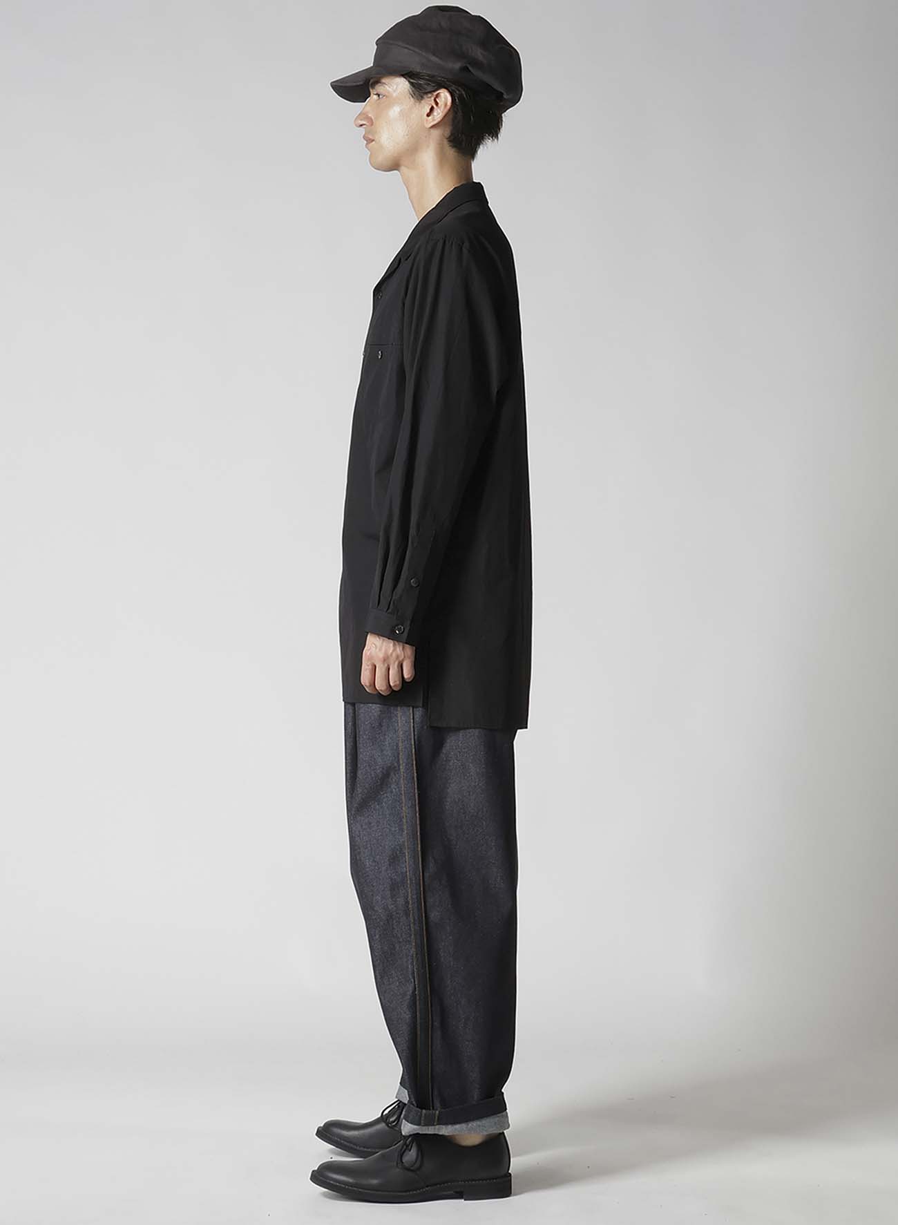 【12/6 10:00(JST) Release】100/2 BROAD SHIRT WITH OPEN COLLAR