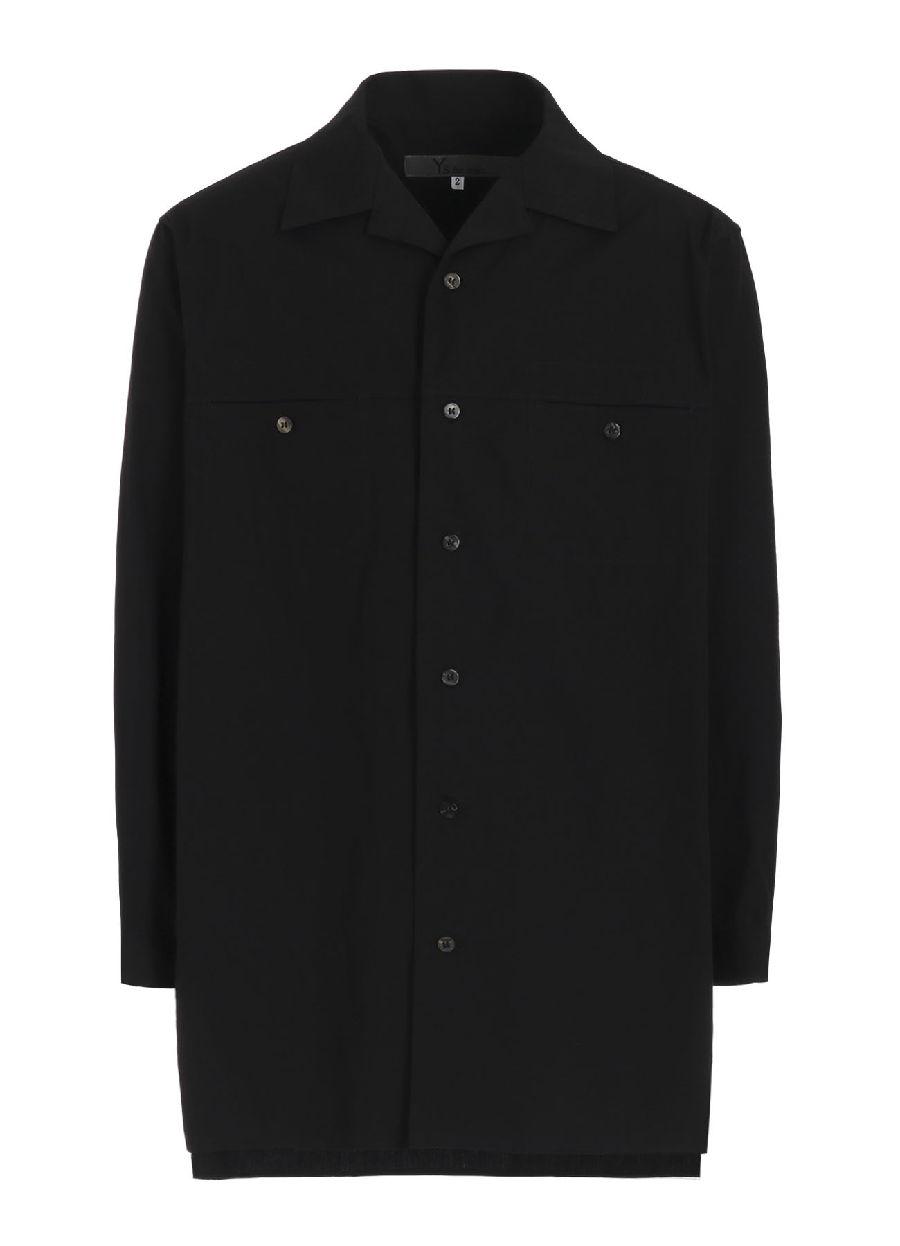 【12/6 10:00(JST) Release】100/2 BROAD SHIRT WITH OPEN COLLAR