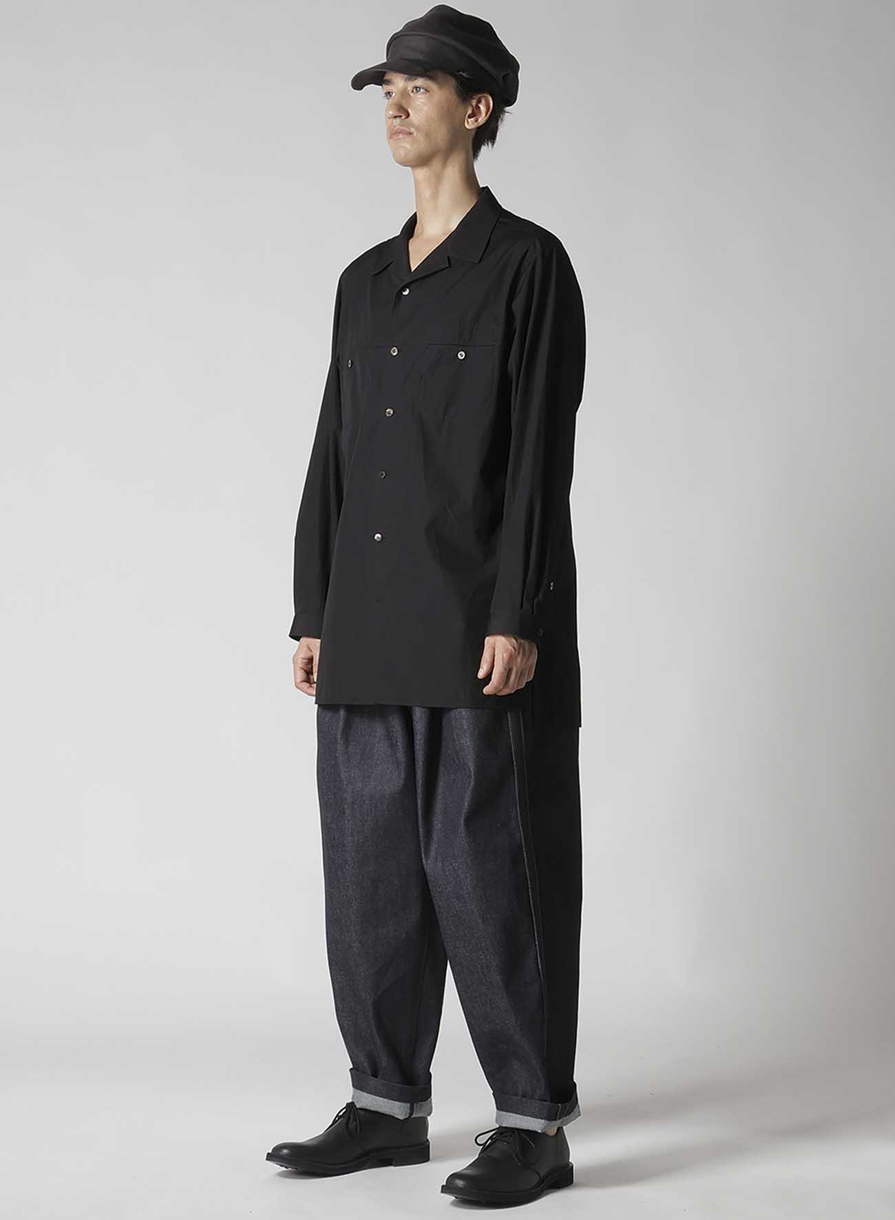 【12/6 10:00(JST) Release】100/2 BROAD SHIRT WITH OPEN COLLAR