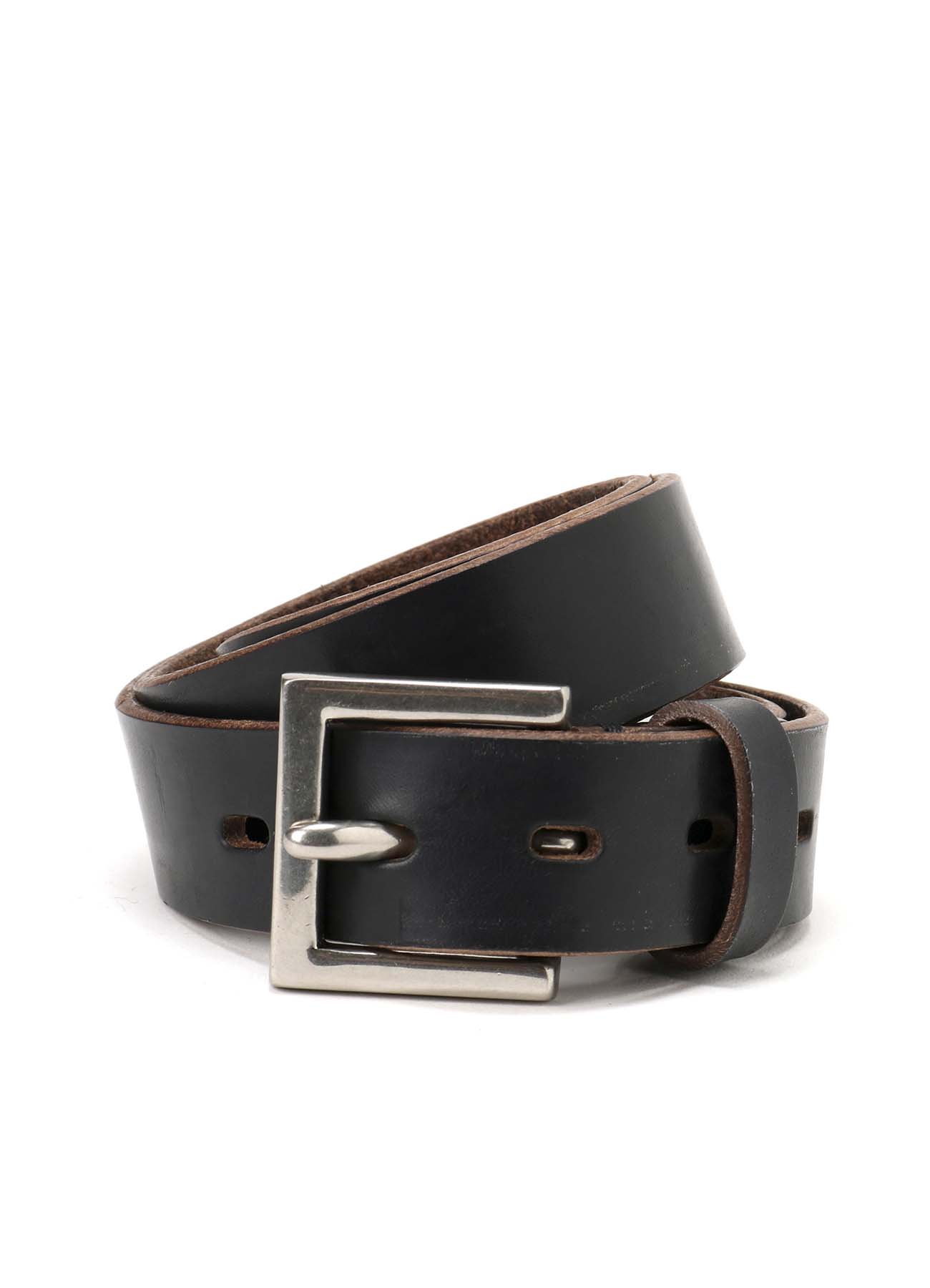 CHROME EXCEL LEATHER 30MM PLAIN BELT