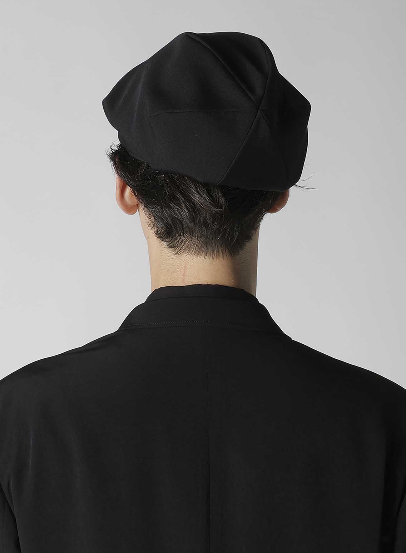 WOOL GABARDINE DRAPE CAP