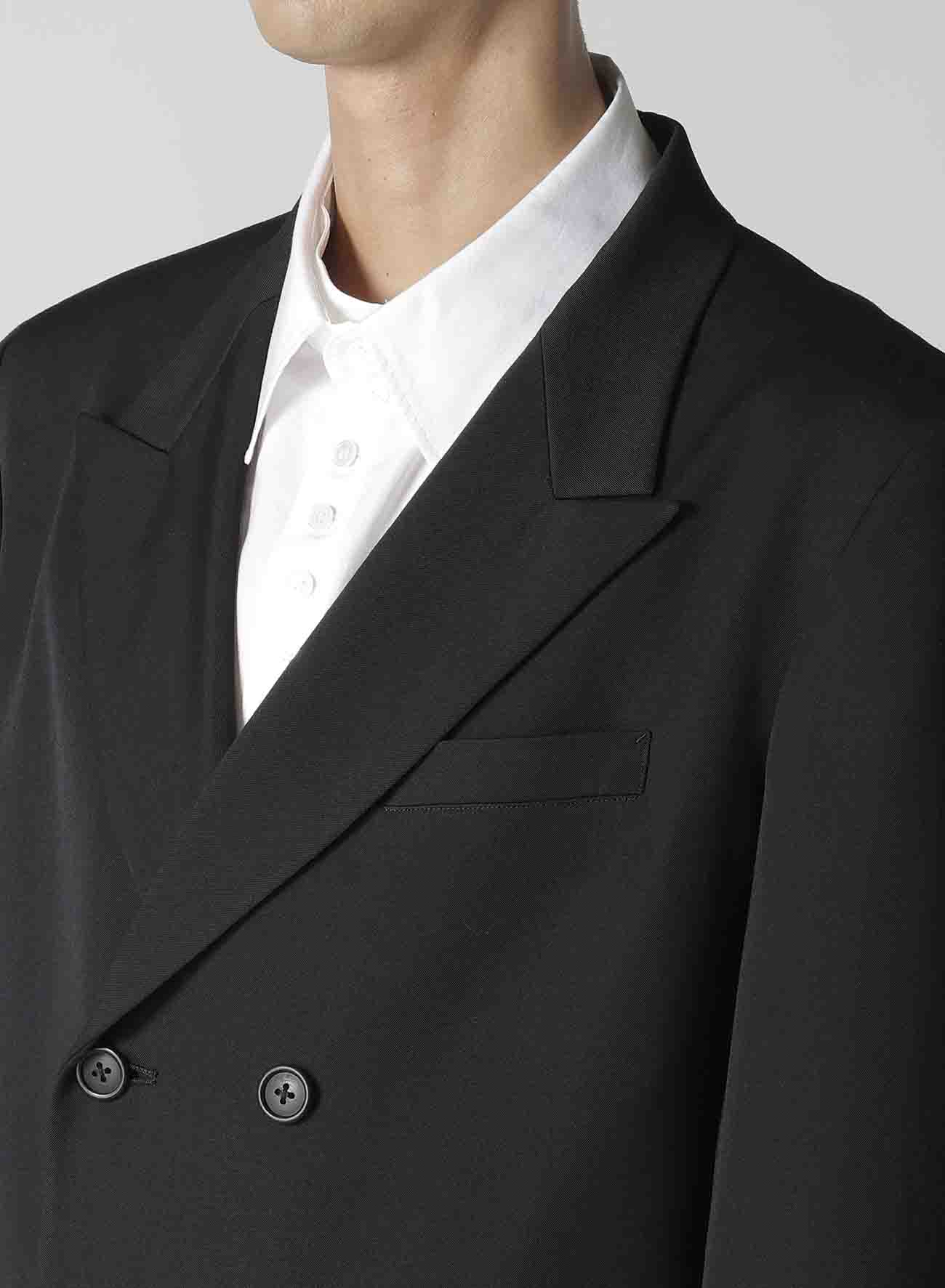 【12/6 10:00(JST) Release】WOOL GABARDINE DOUBLE JACKET