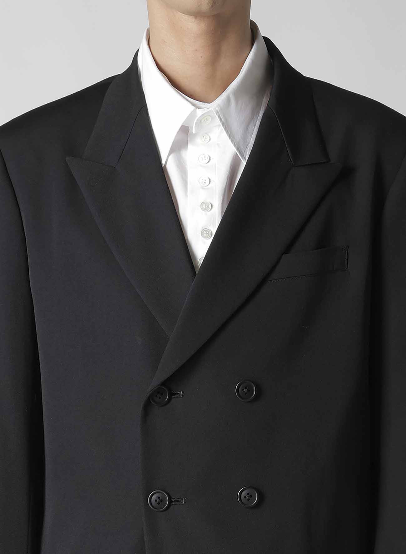 【12/6 10:00(JST) Release】WOOL GABARDINE DOUBLE JACKET